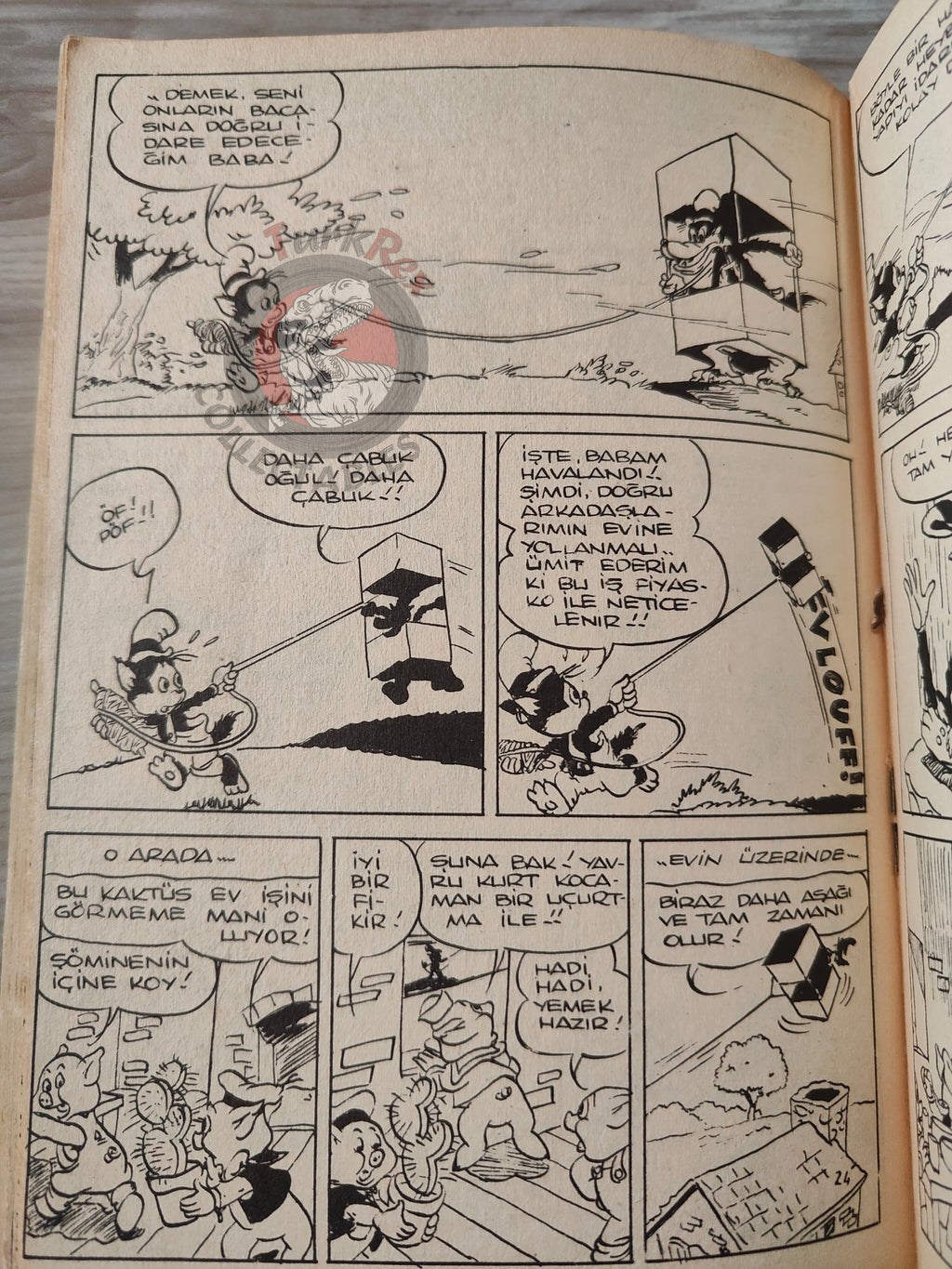 Lucky Luke #12 Rodeo 1969 Turkish Comic Turkey Vieux Nick Gaston Boule et Bil