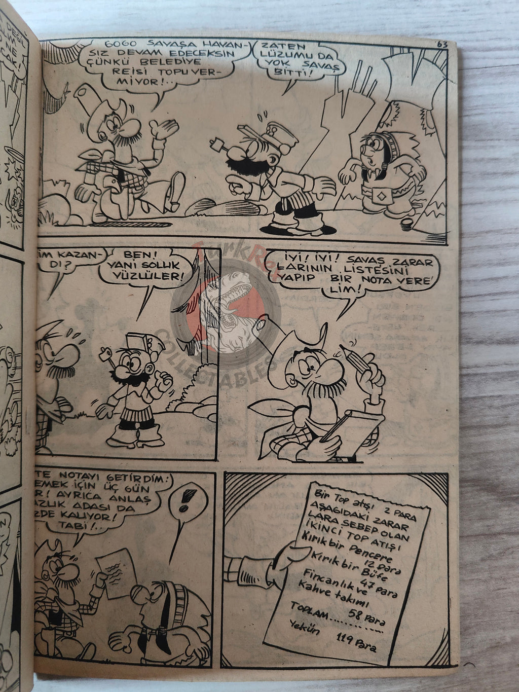 Lucky Luke #7 Ruée Sur l’Oklahoma 1972 Turkish Comic Turkey Le Vieux Nick
