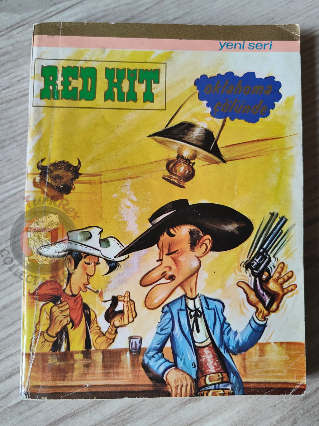 Lucky Luke #7 Ruée Sur l’Oklahoma 1972 Turkish Comic Turkey Le Vieux Nick