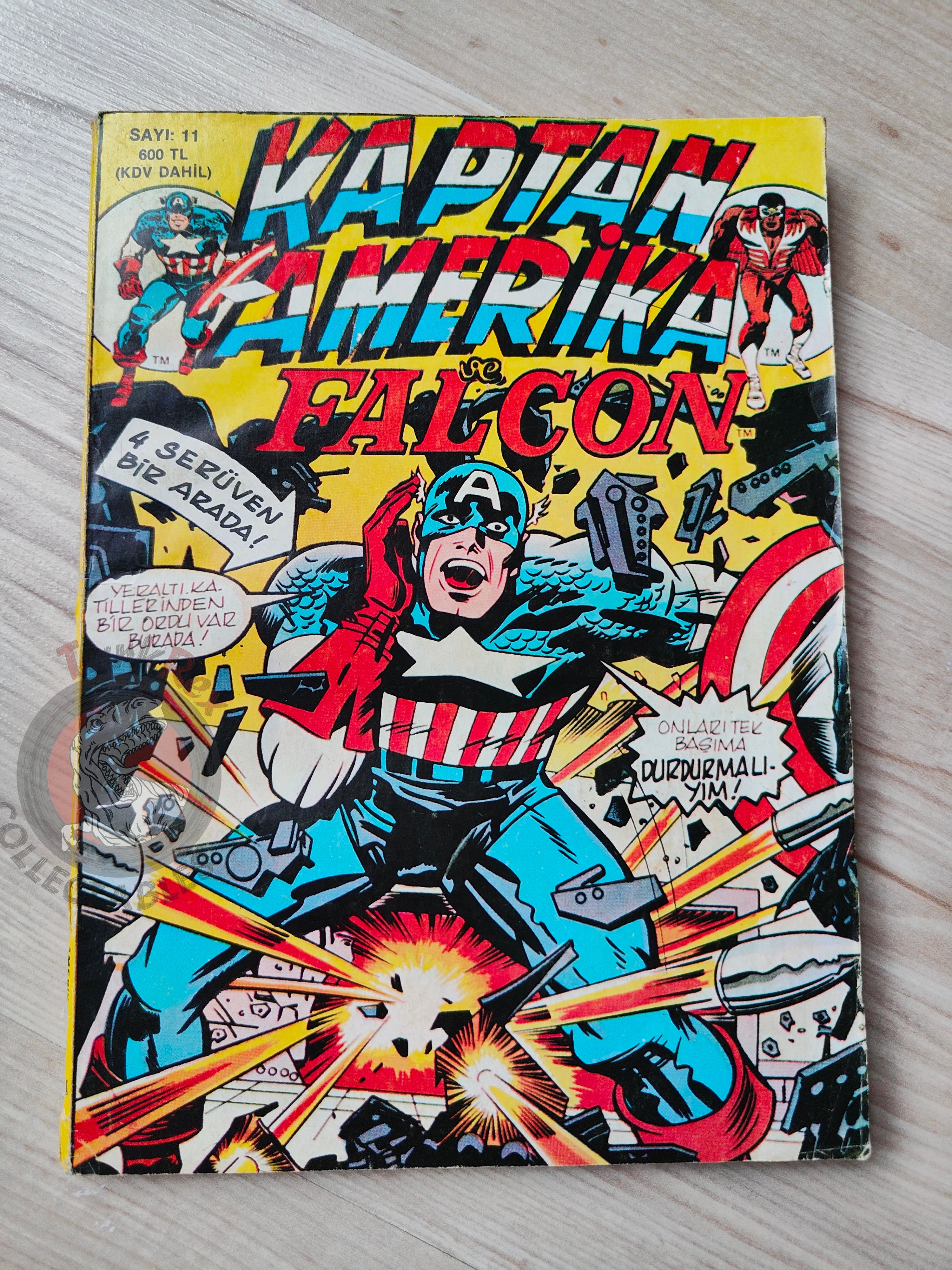 Captain America – Issue #11 1988 Turkish Comic Turkey #195 #196 #197 #198