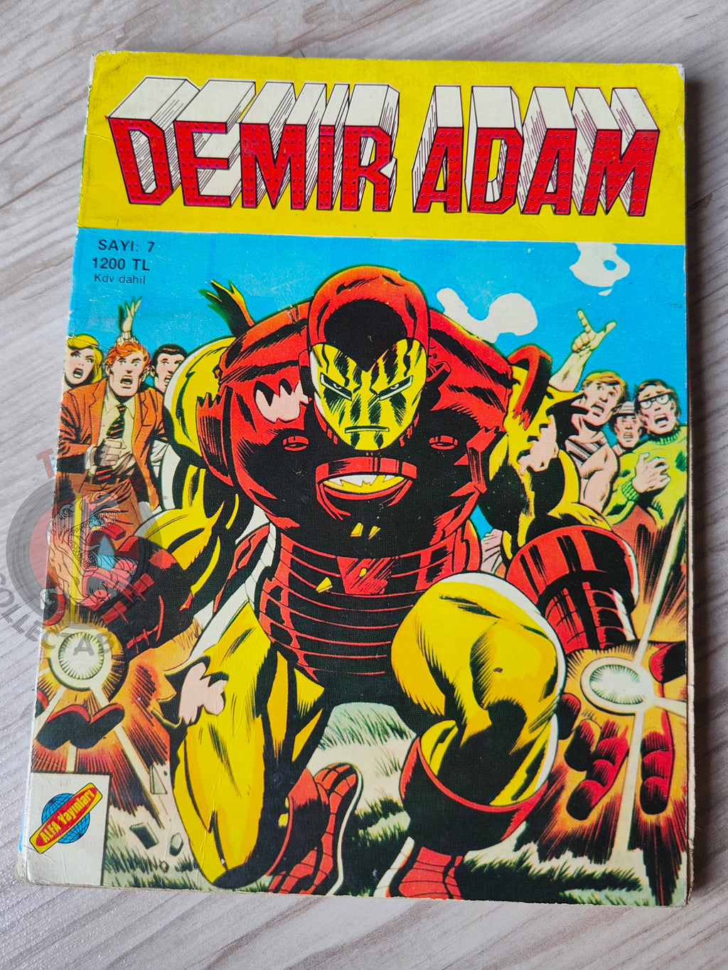 Iron Man #7 Demir Adam 1989 Turkish Comic Turkey #93 #94 #95 #96