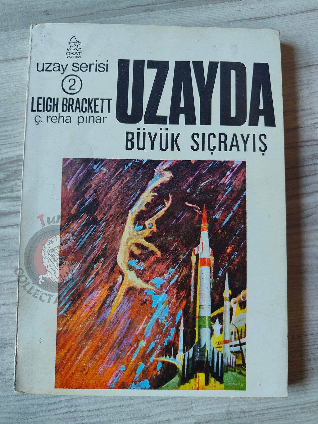 Leigh Brackett – The Big Jump 1971 1st Turkish Book Turkey