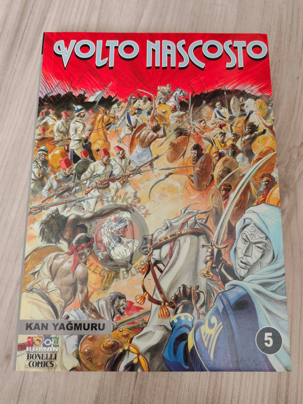 Volto Nascosto Vol #5 Pioggia di sangue Turkish Signed Comic Turkey Bonelli #9 #10