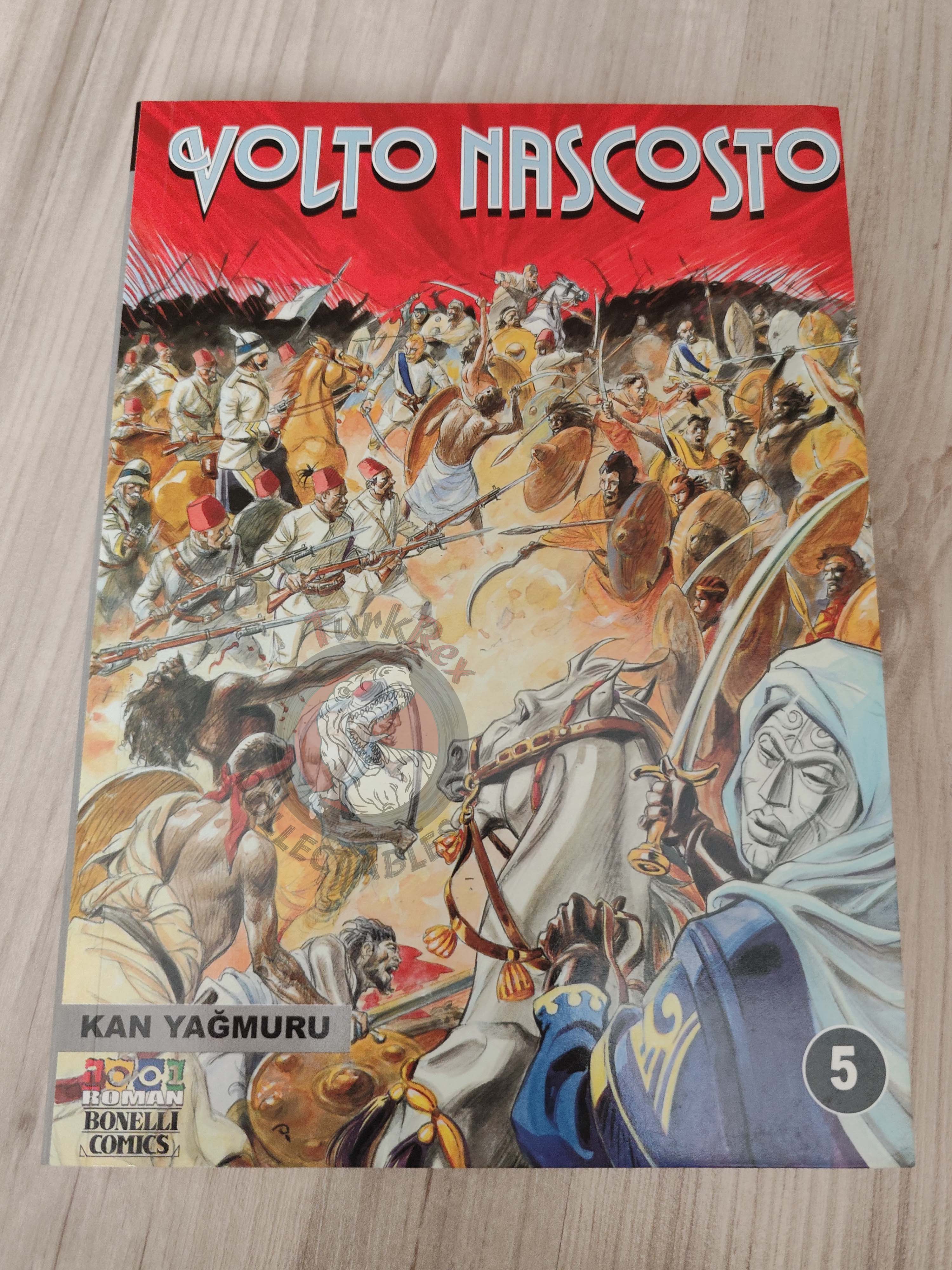 Volto Nascosto Vol #5 Pioggia di sangue Turkish Signed Comic Turkey Bonelli #9 #10