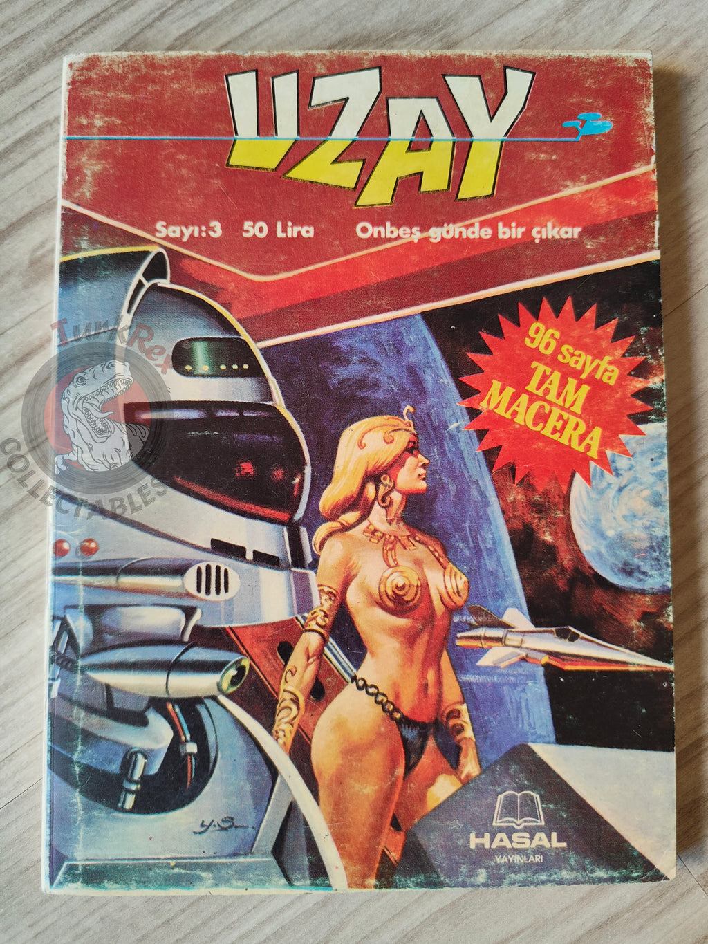 Uzay #3 1981 Turkish Comic Turkey Space Science Fiction