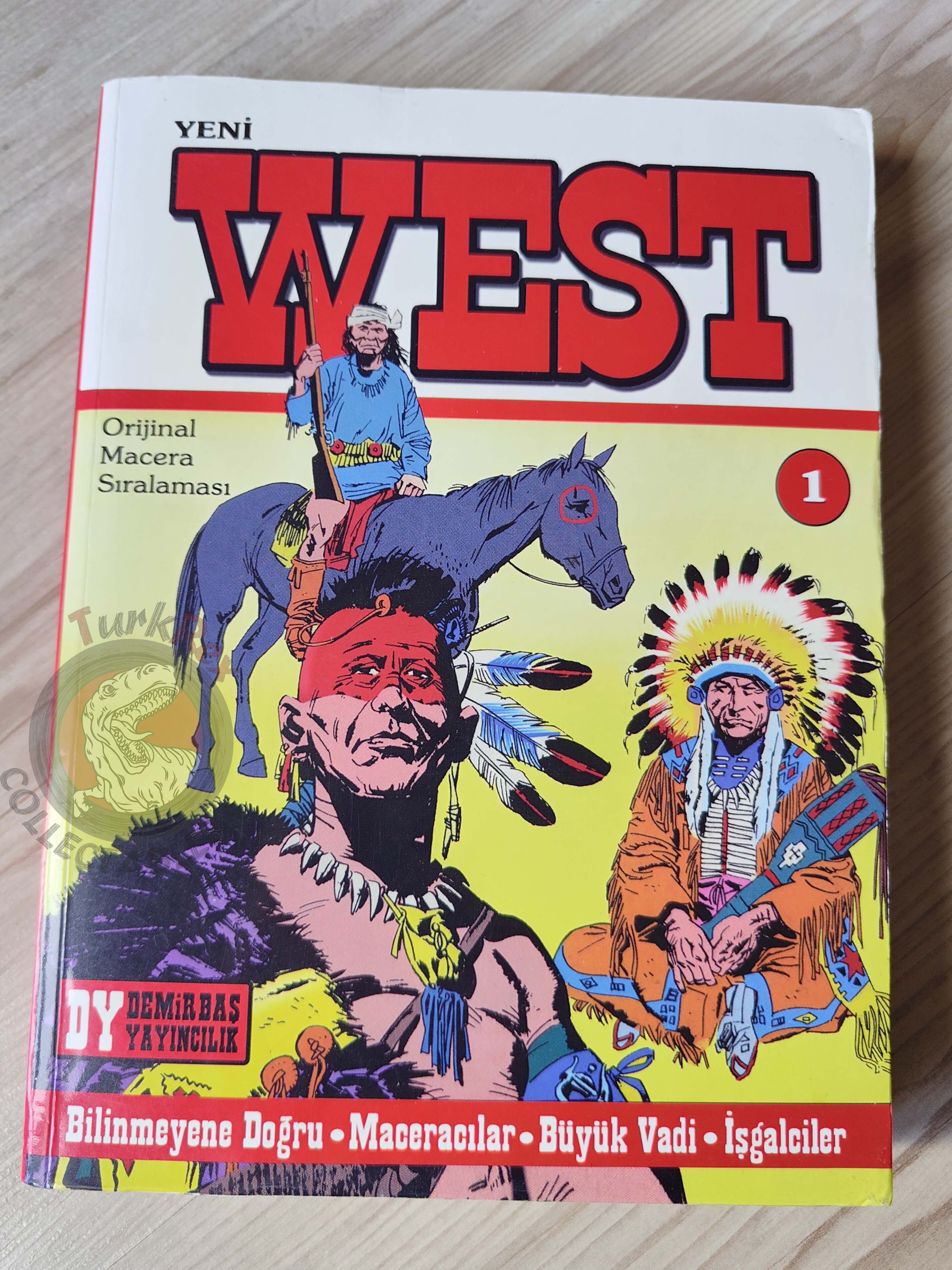 Storia del West Vol #1 Verso l’ignoto Turkish Comic Turkey #1 #2 #3 #4