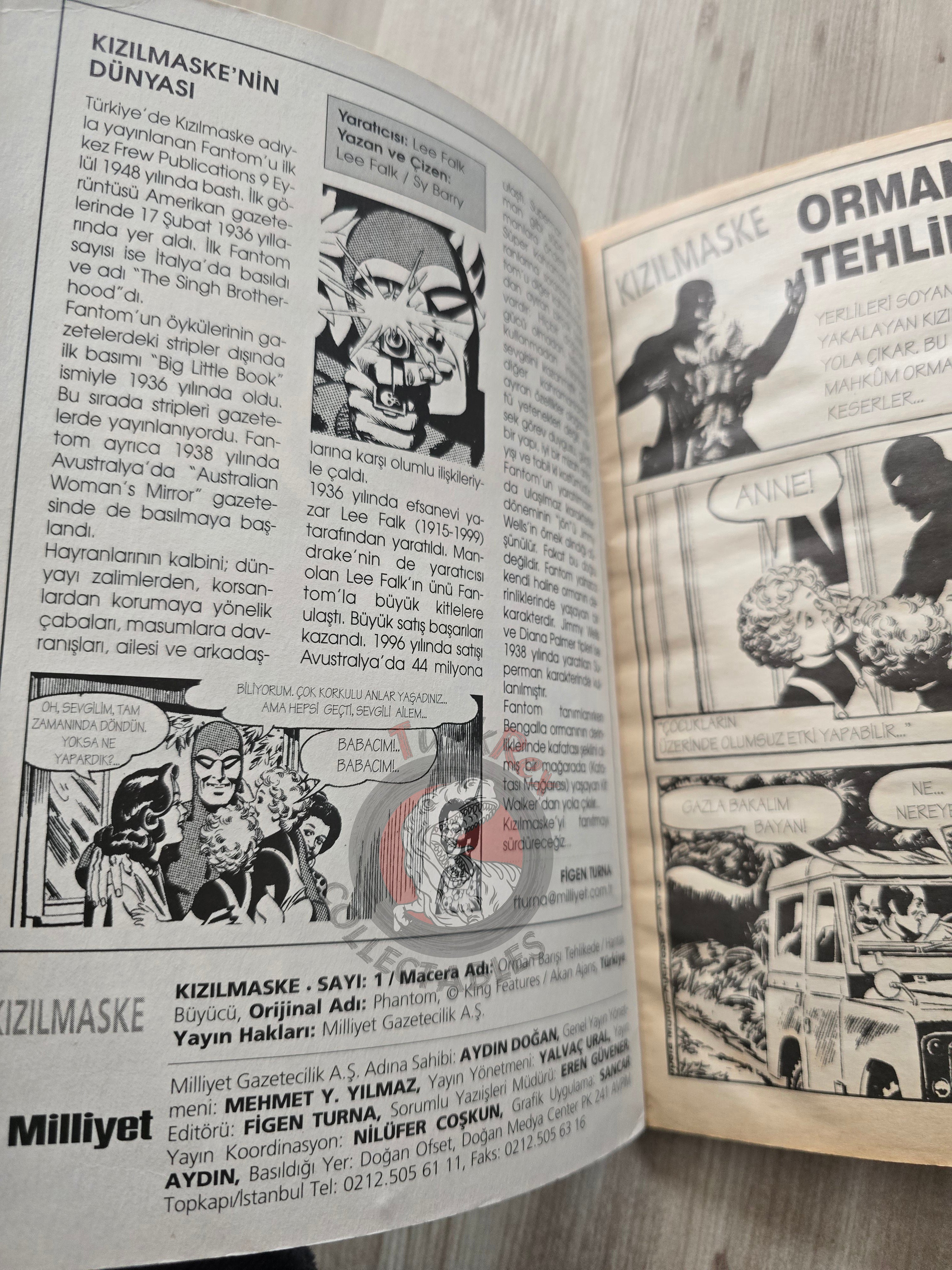 The Phantom #1 2002 The Hostages Turkish Edition Comic Turkey