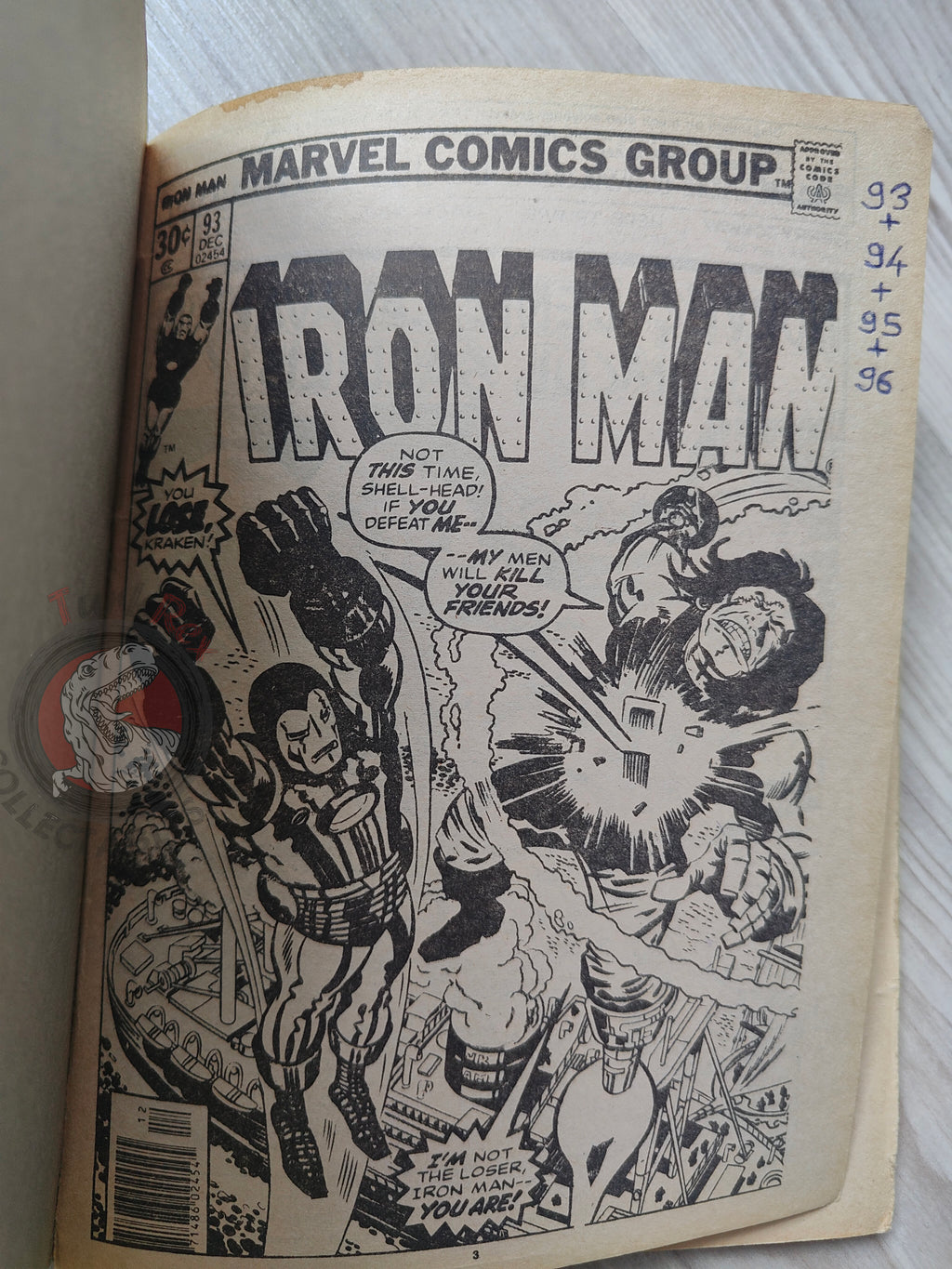 Iron Man #7 Demir Adam 1989 Turkish Comic Turkey #93 #94 #95 #96