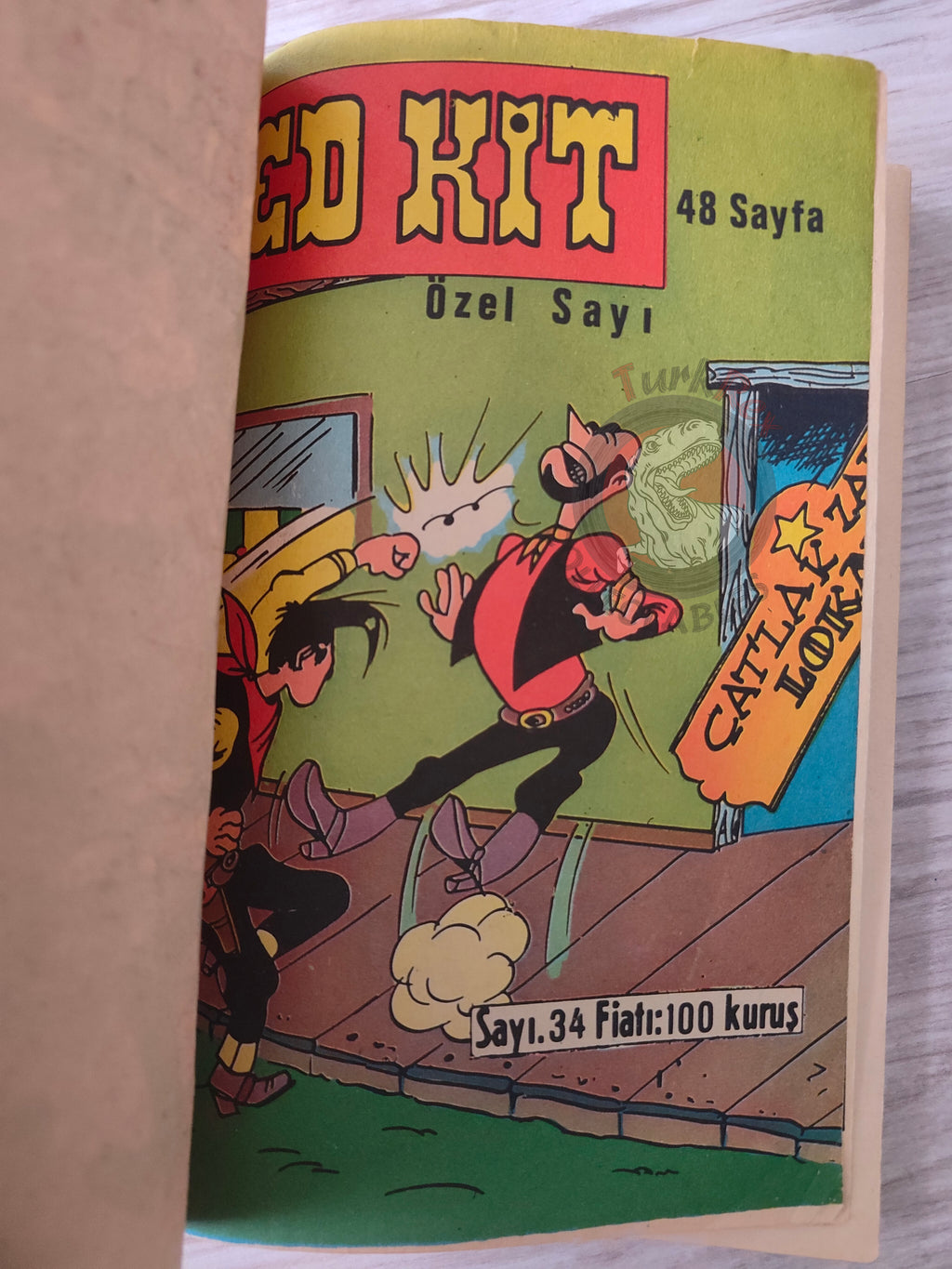 Lucky Luke #12 Rodeo 1969 Turkish Comic Turkey Vieux Nick Gaston Boule et Bil
