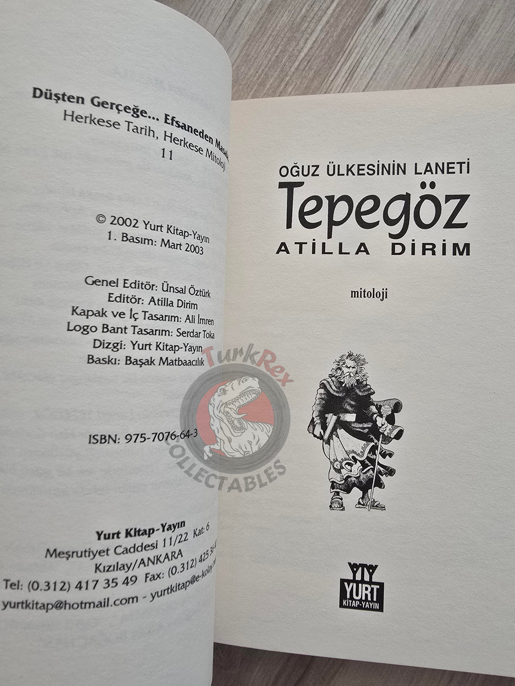 Book of Dede Korkut: Tepegöz 2003 Turkish Book Turkey Illustrated by Turkish Artist