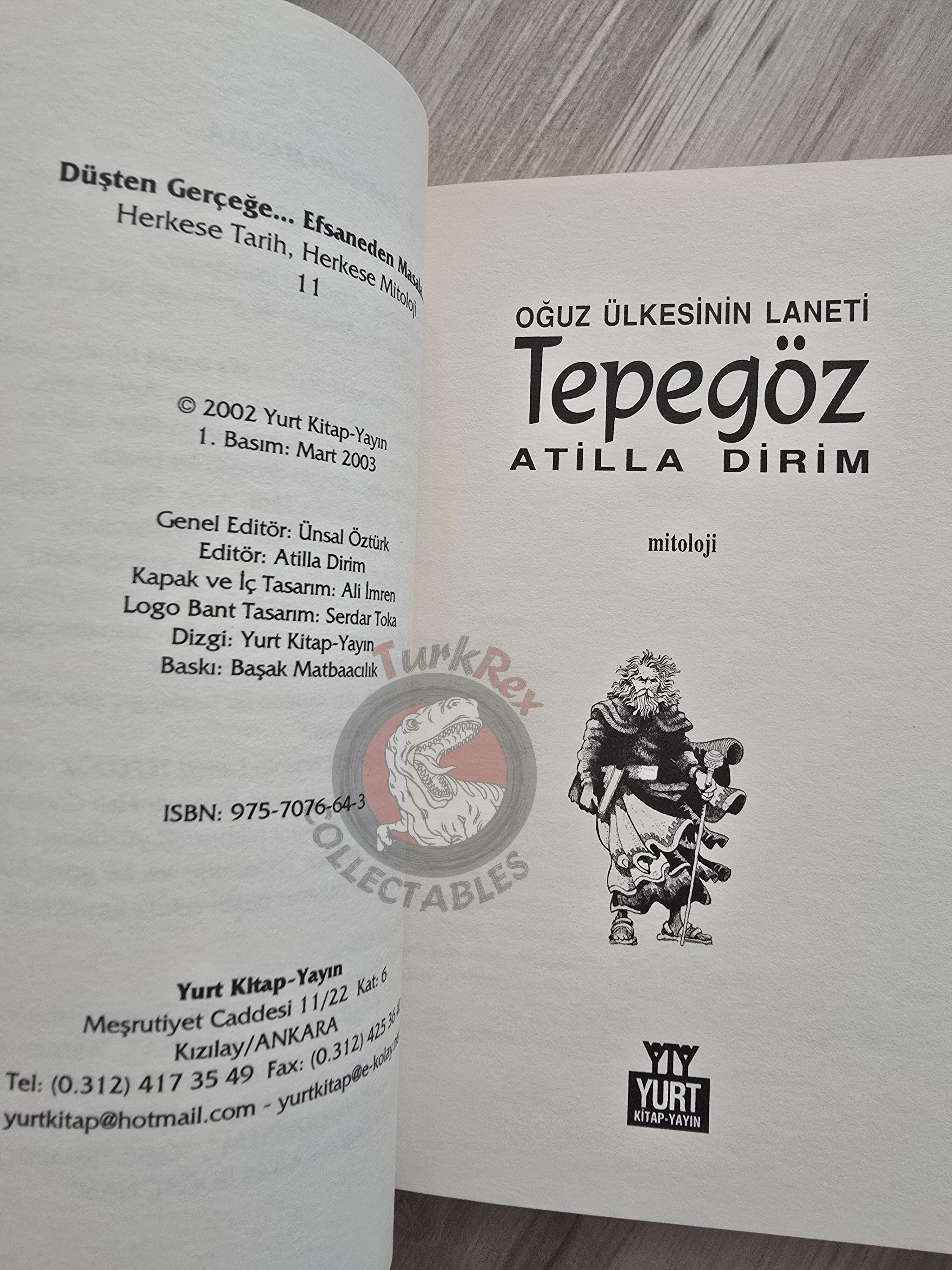 Book of Dede Korkut: Tepegöz 2003 Turkish Book Turkey Illustrated by Turkish Artist