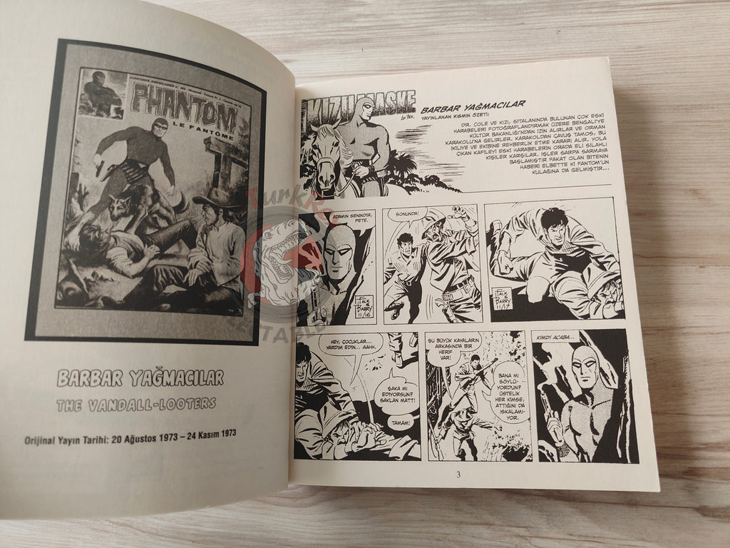 The Phantom #7 2014 Vandal-Looters Turkish Comic Turkey