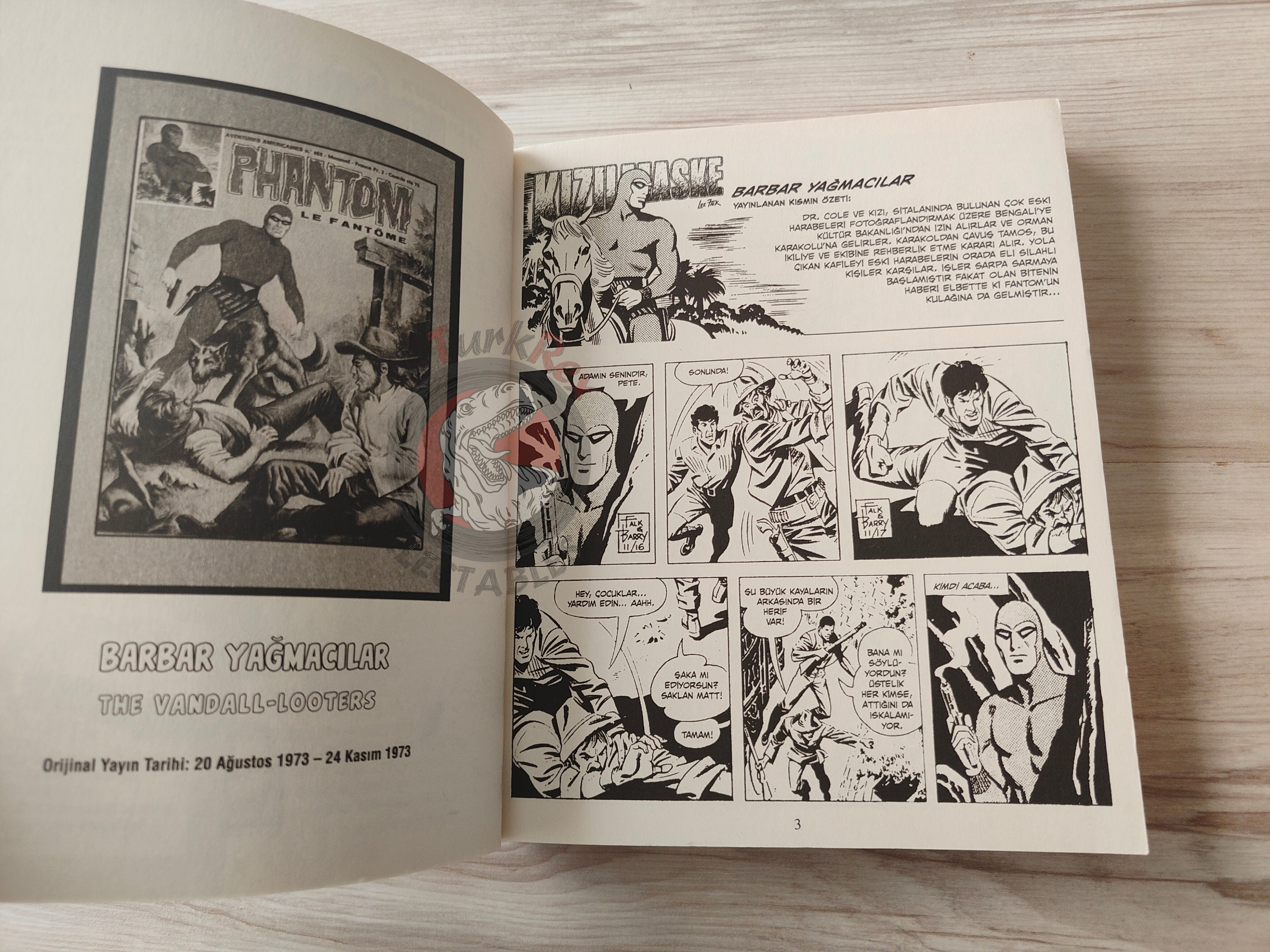 The Phantom #7 2014 Vandal-Looters Turkish Comic Turkey