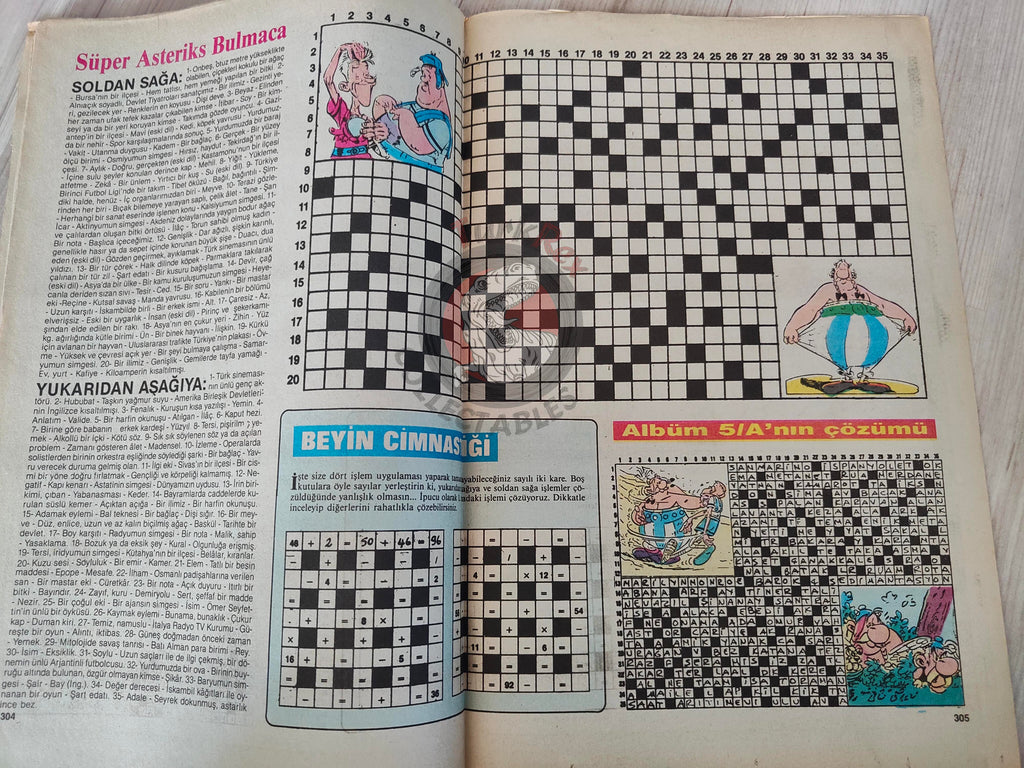 Asterix – Asterix in Belgium early 90s Turkish Edition Comic Turkey