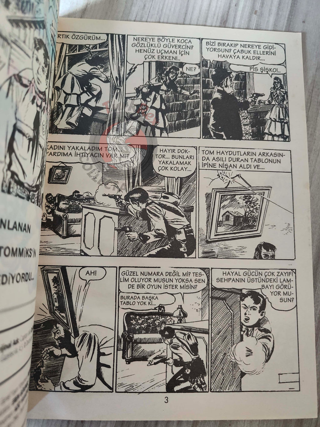 Capitan Miki #3 Alba di Fuoco Turkish Comic Turkey EsseGesse