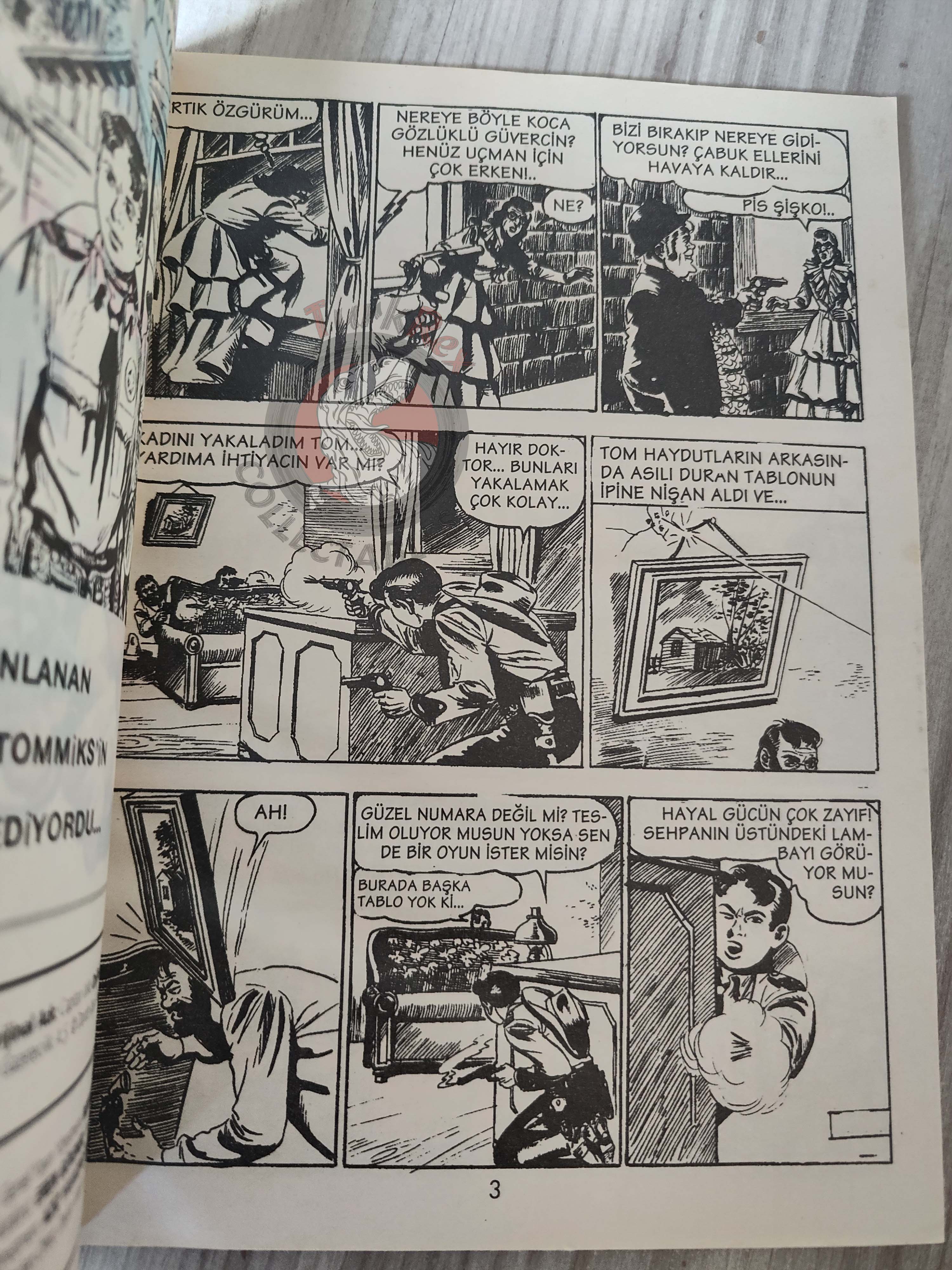 Capitan Miki #3 Alba di Fuoco Turkish Comic Turkey EsseGesse