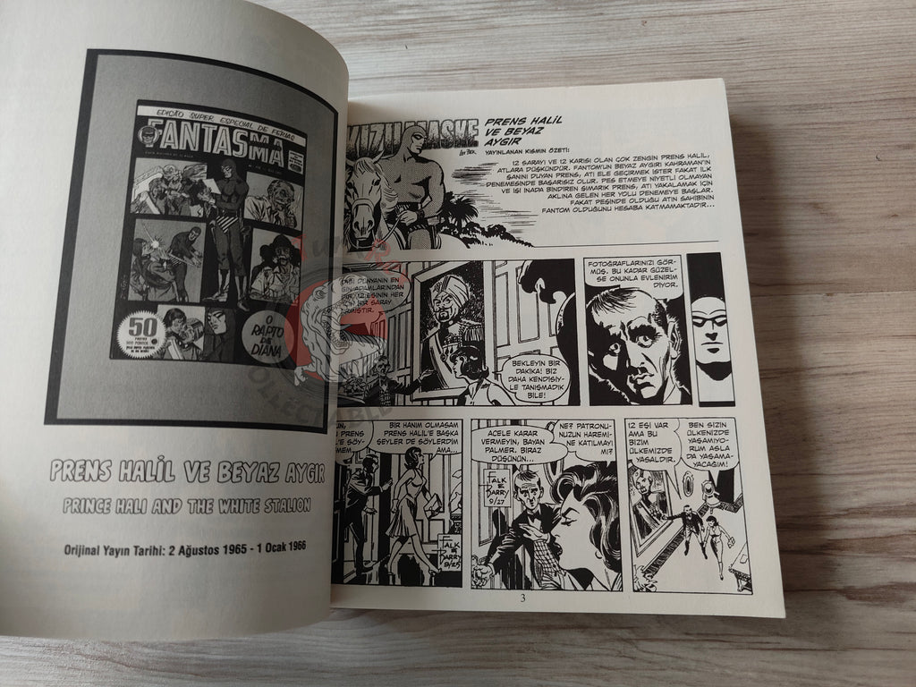 The Phantom #3 2013 Prince Hali and the White Stallion Turkish Comic Turkey