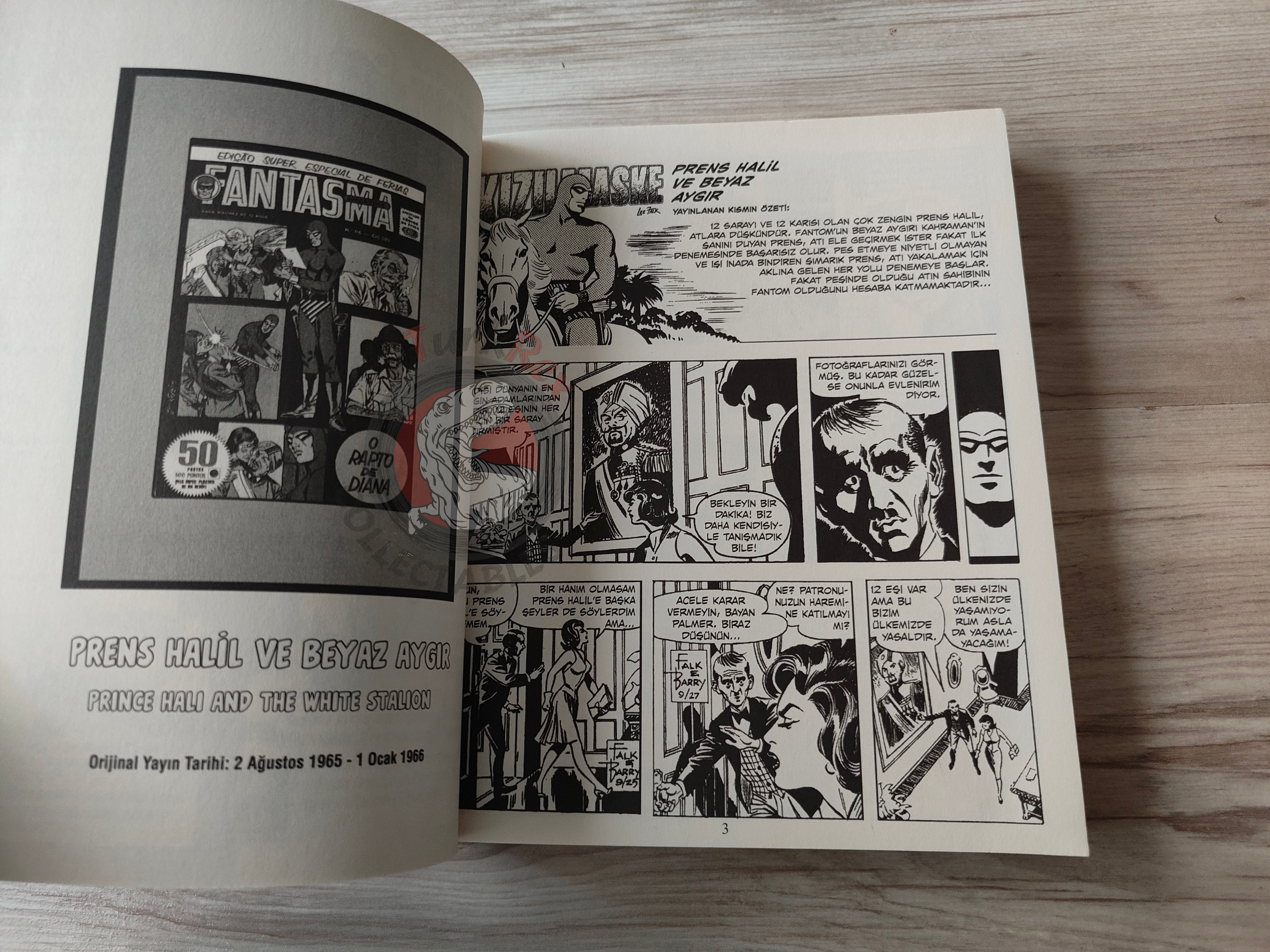 The Phantom #3 2013 Prince Hali and the White Stallion Turkish Comic Turkey
