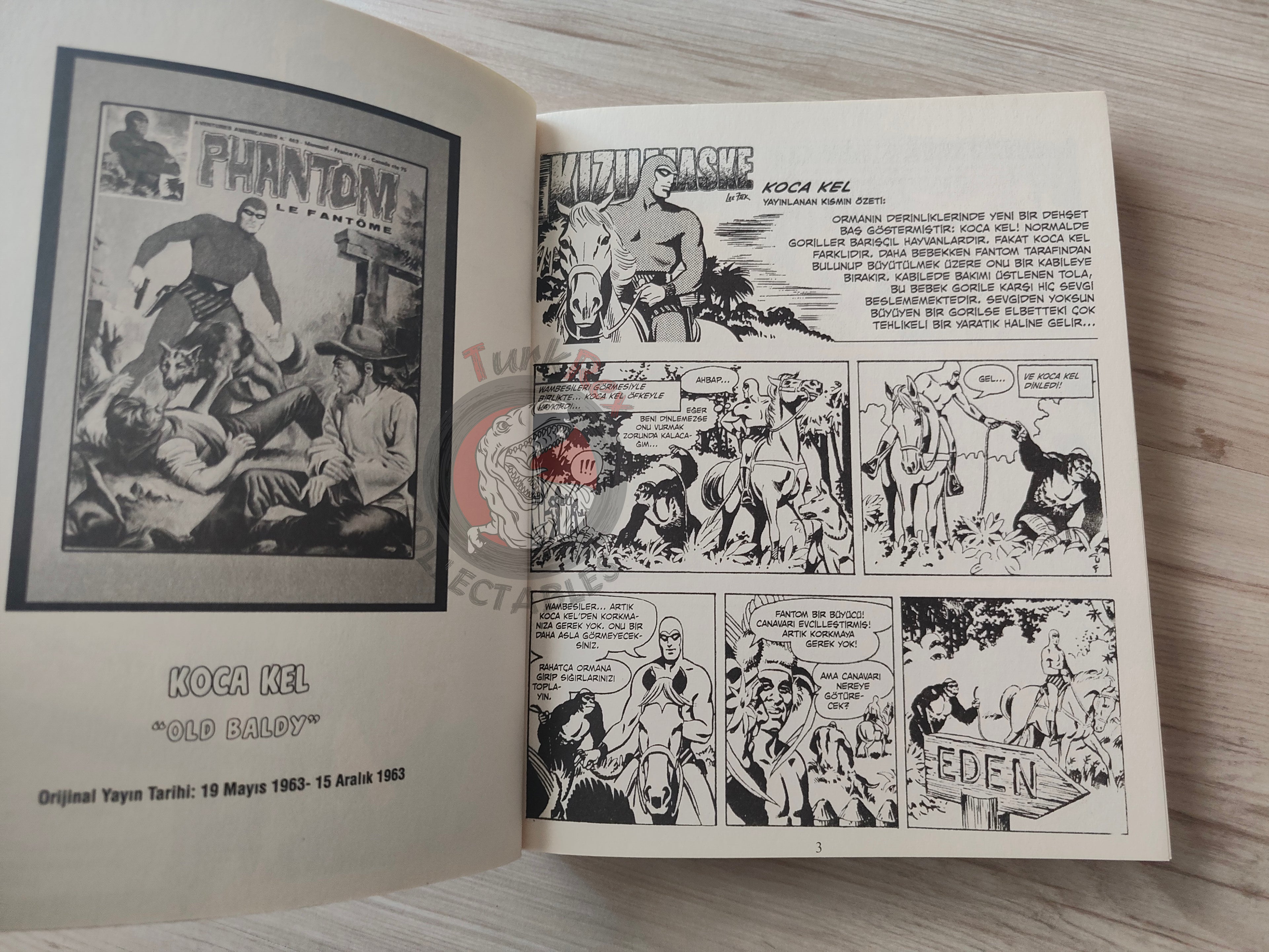 The Phantom #9 2014 Old Baldy Turkish Comic Turkey