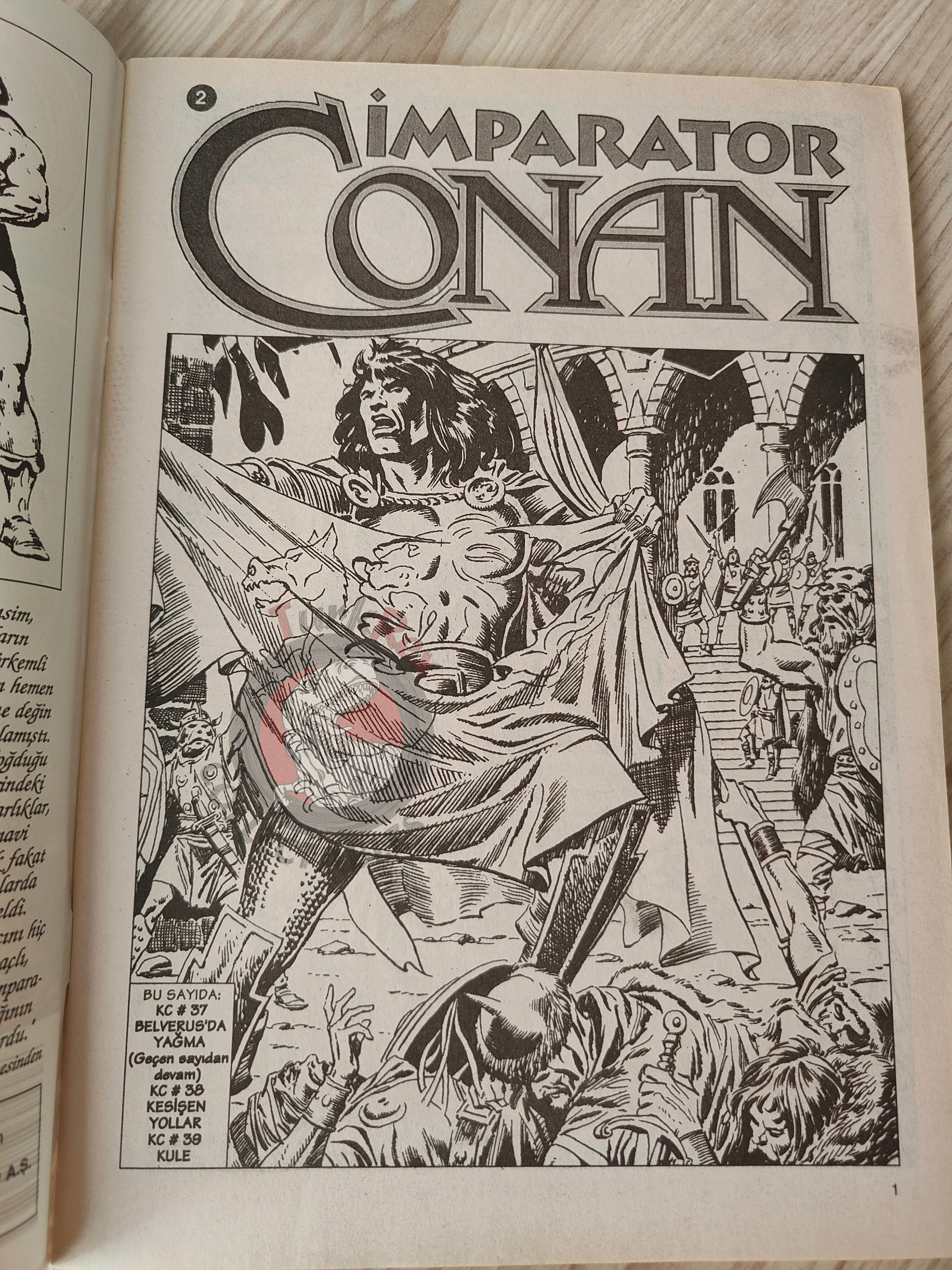 Imparator Conan #2 Conan the King #38 #39 Turkish Comic Turkey