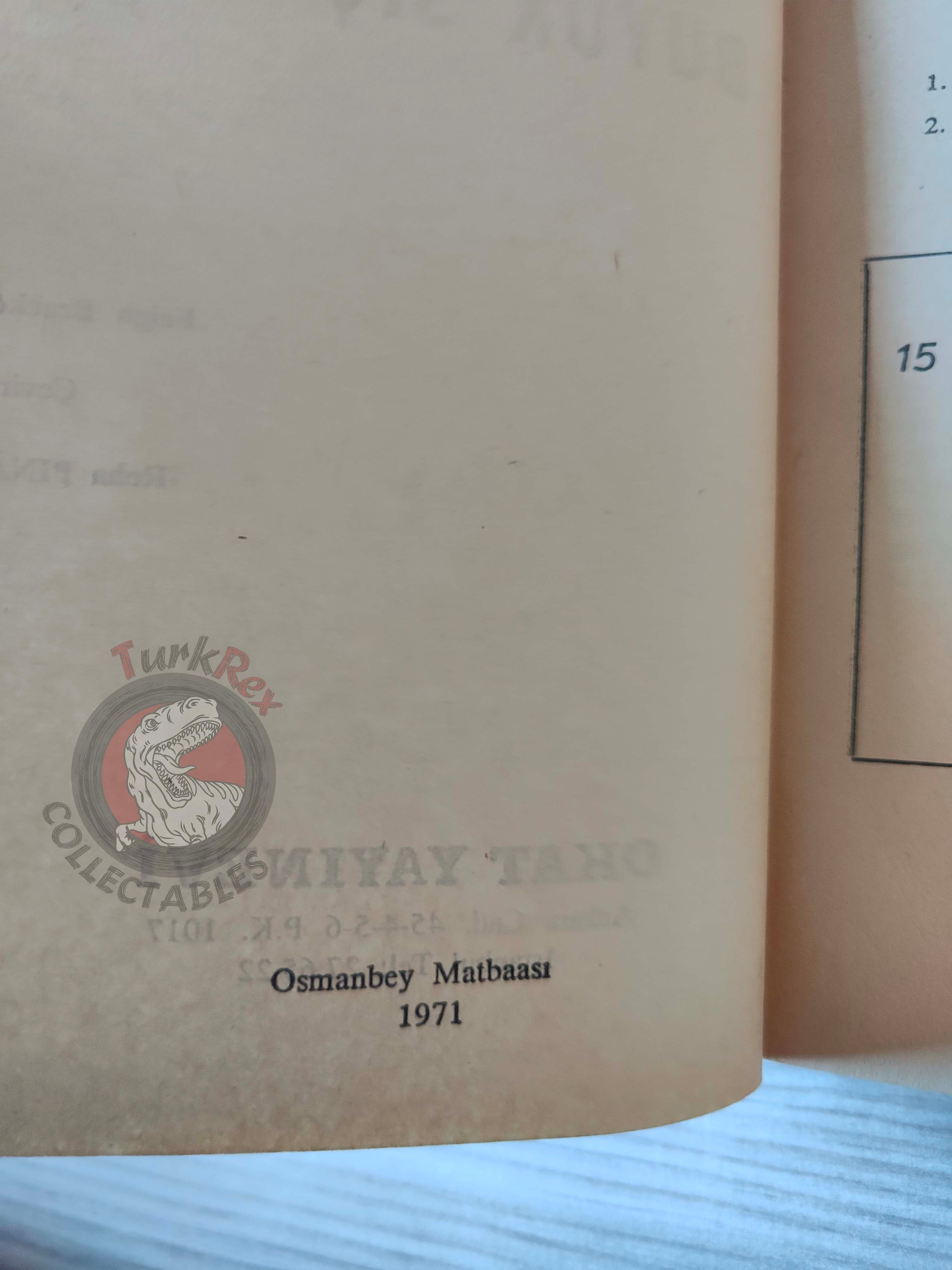 Leigh Brackett – The Big Jump 1971 1st Turkish Book Turkey