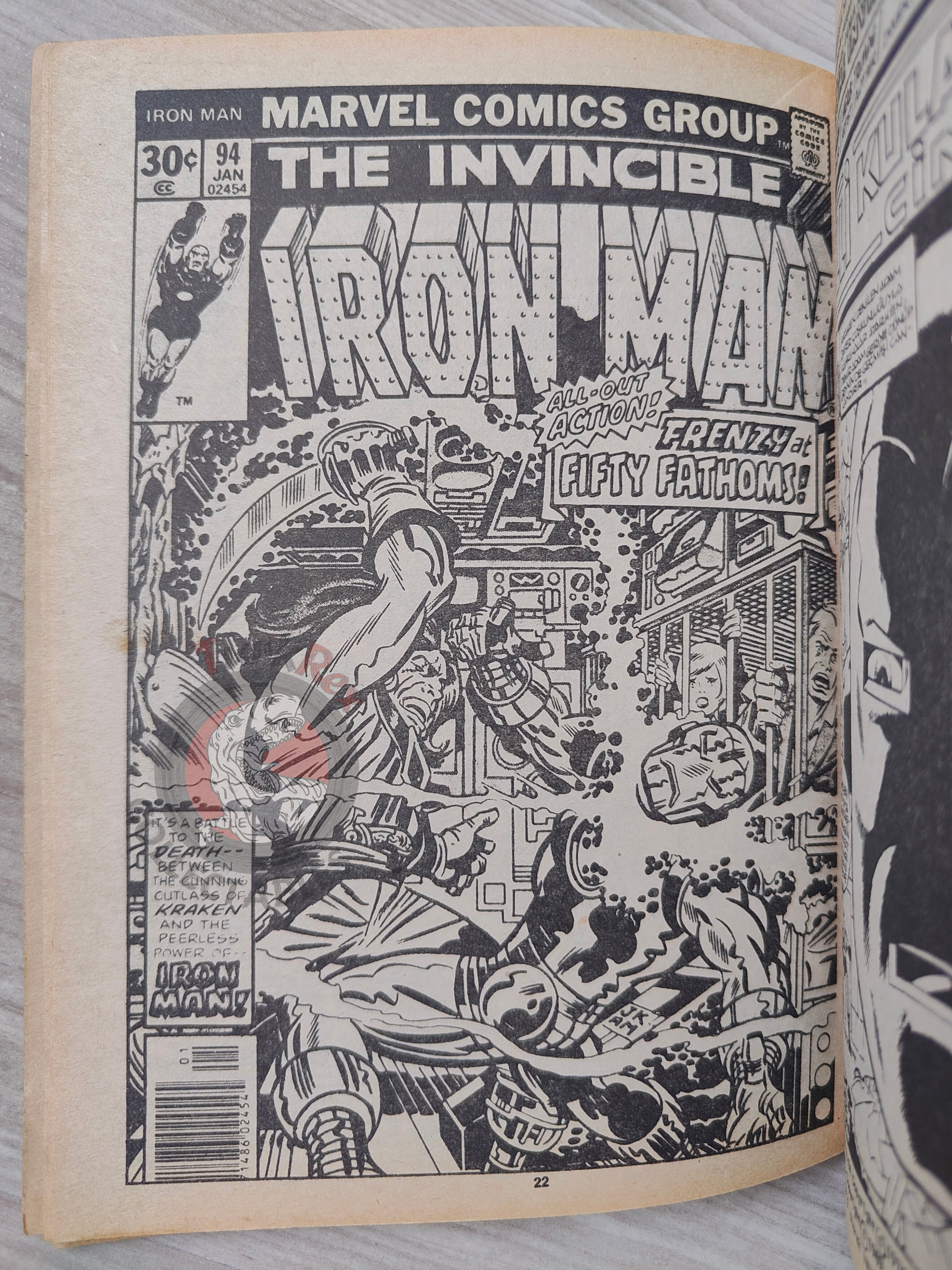 Iron Man #7 Demir Adam 1989 Turkish Comic Turkey #93 #94 #95 #96