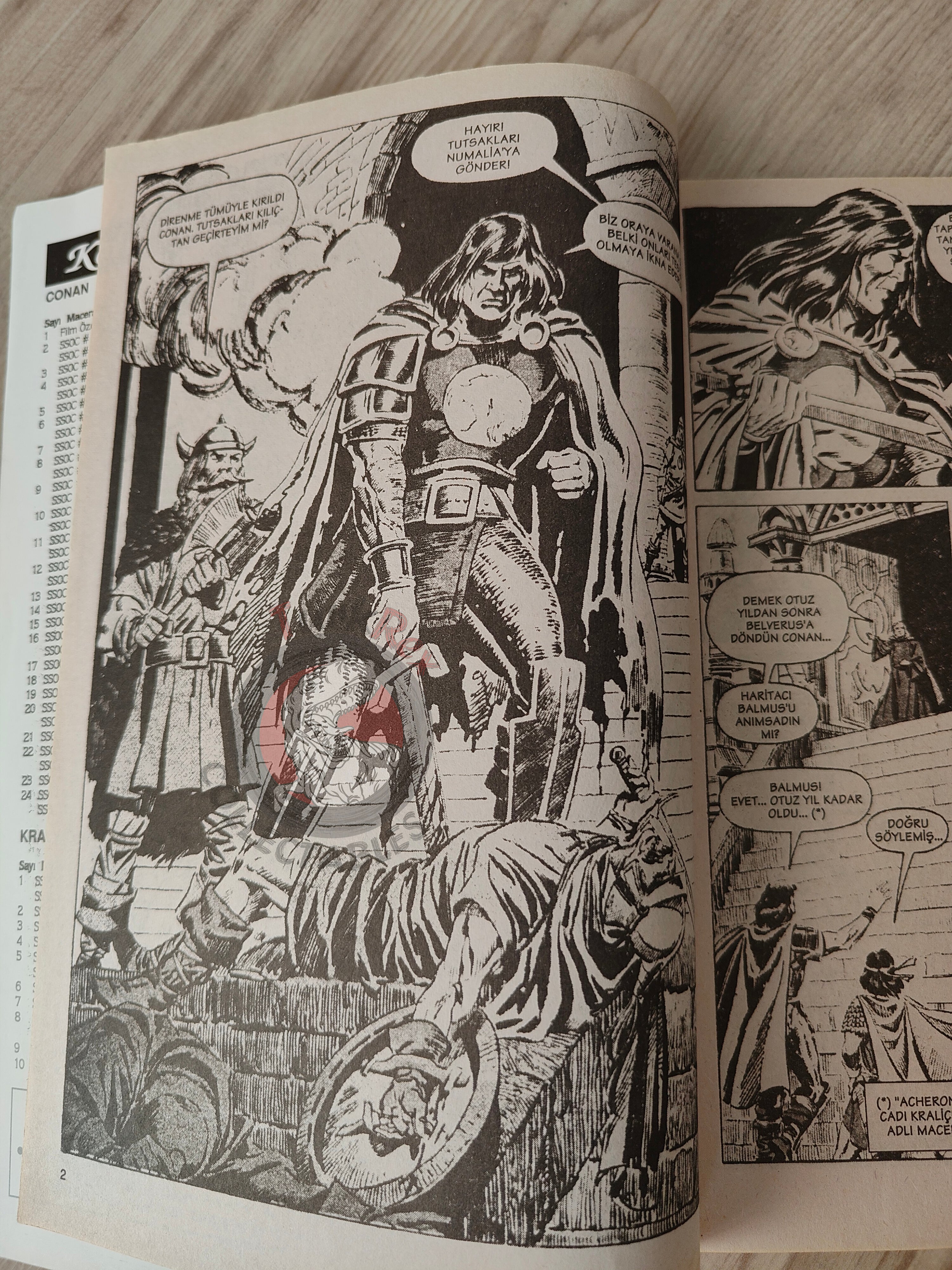 Imparator Conan #2 Conan the King #38 #39 Turkish Comic Turkey