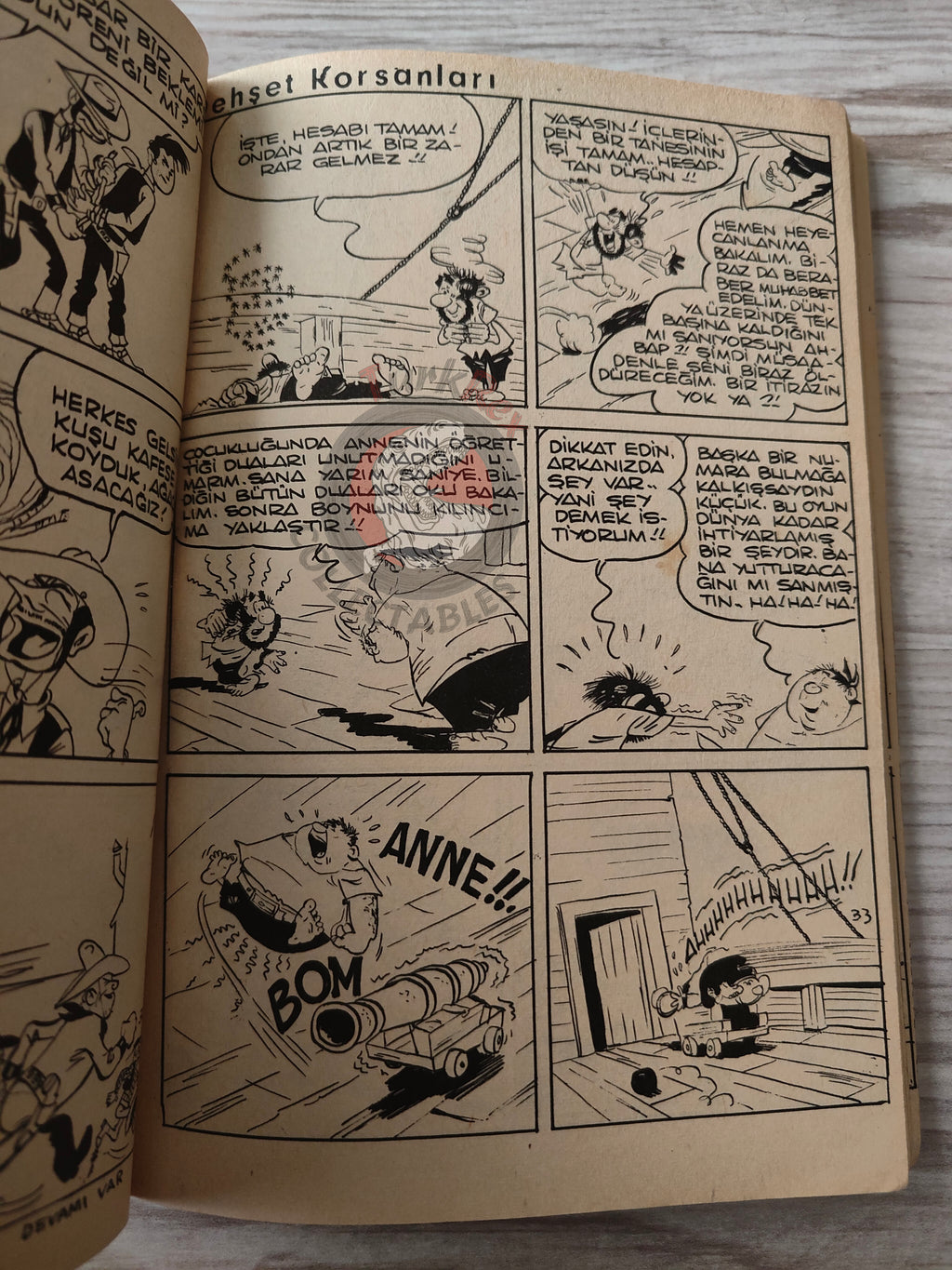 Lucky Luke #12 Rodeo 1969 Turkish Comic Turkey Vieux Nick Gaston Boule et Bil