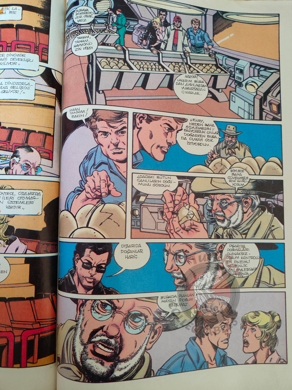 Jurassic Park #5 Turkish Edition Comic Turkey Topps Spielberg