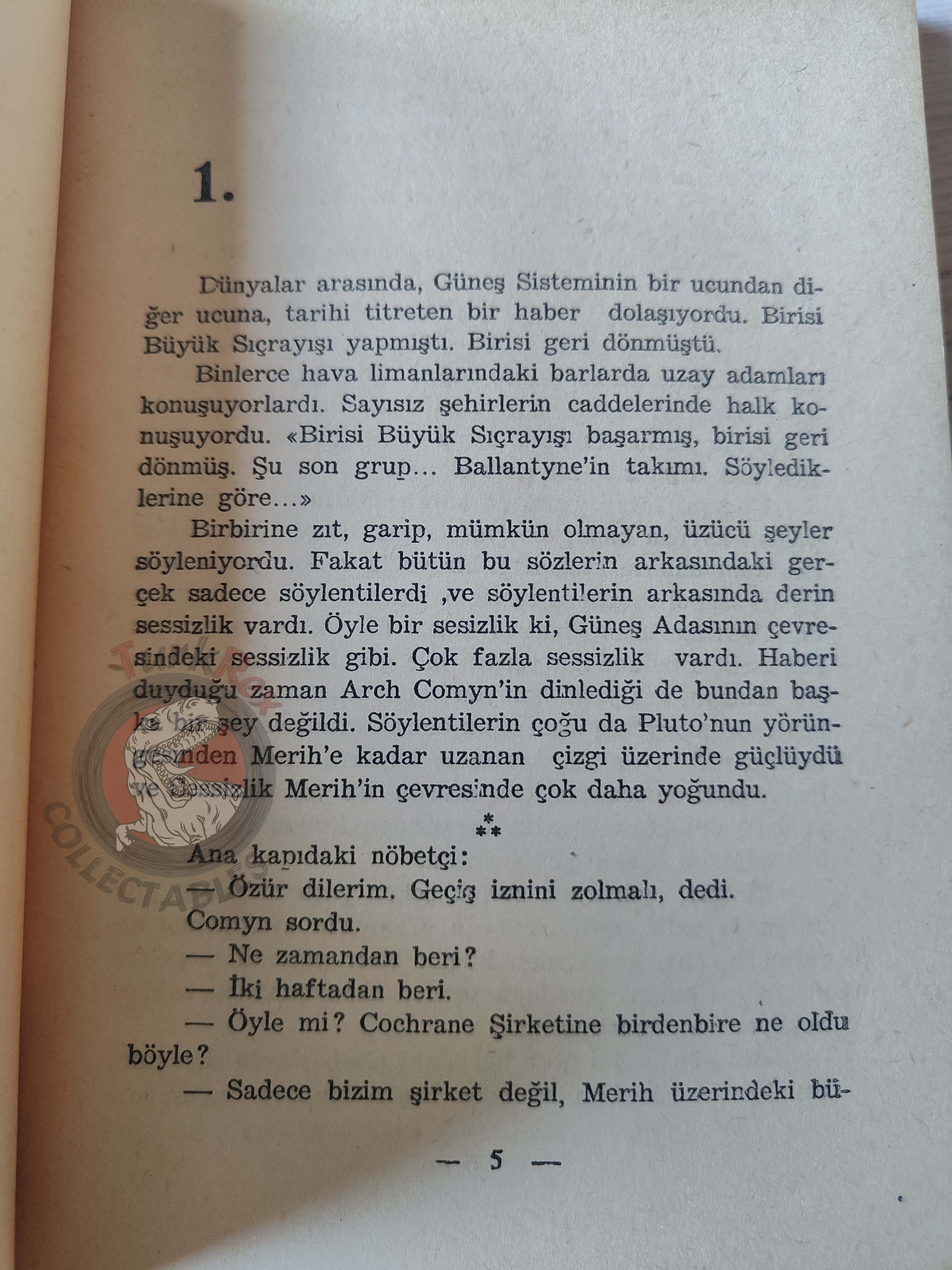 Leigh Brackett – The Big Jump 1971 1st Turkish Book Turkey