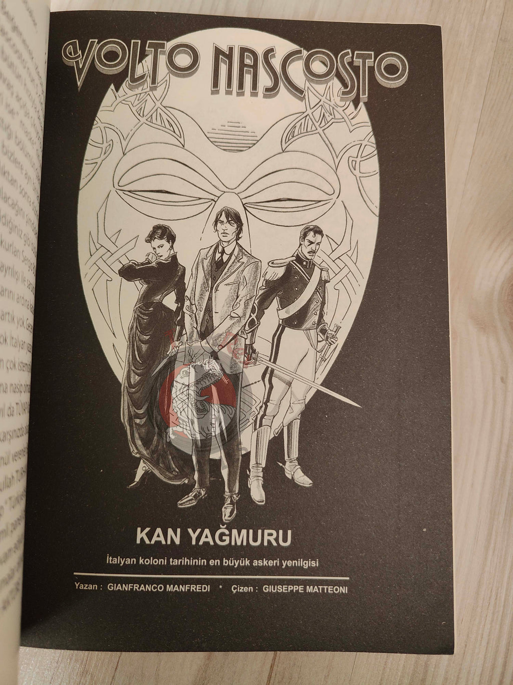 Volto Nascosto Vol #5 Pioggia di sangue Turkish Signed Comic Turkey Bonelli #9 #10