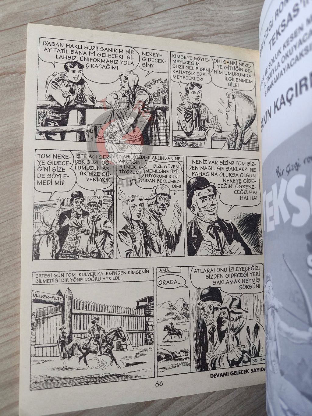 Capitan Miki #3 Alba di Fuoco Turkish Comic Turkey EsseGesse