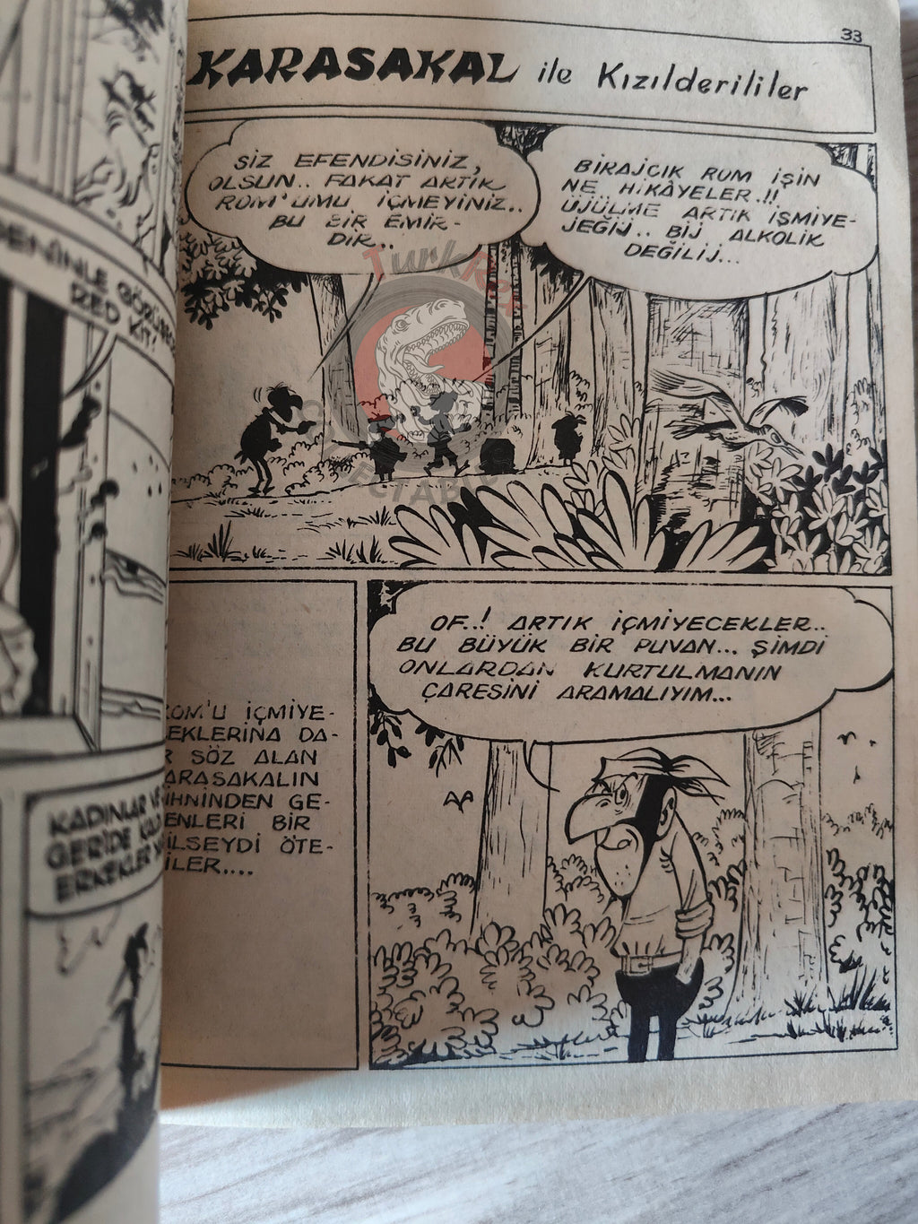 Lucky Luke #7 Ruée Sur l’Oklahoma 1972 Turkish Comic Turkey Le Vieux Nick
