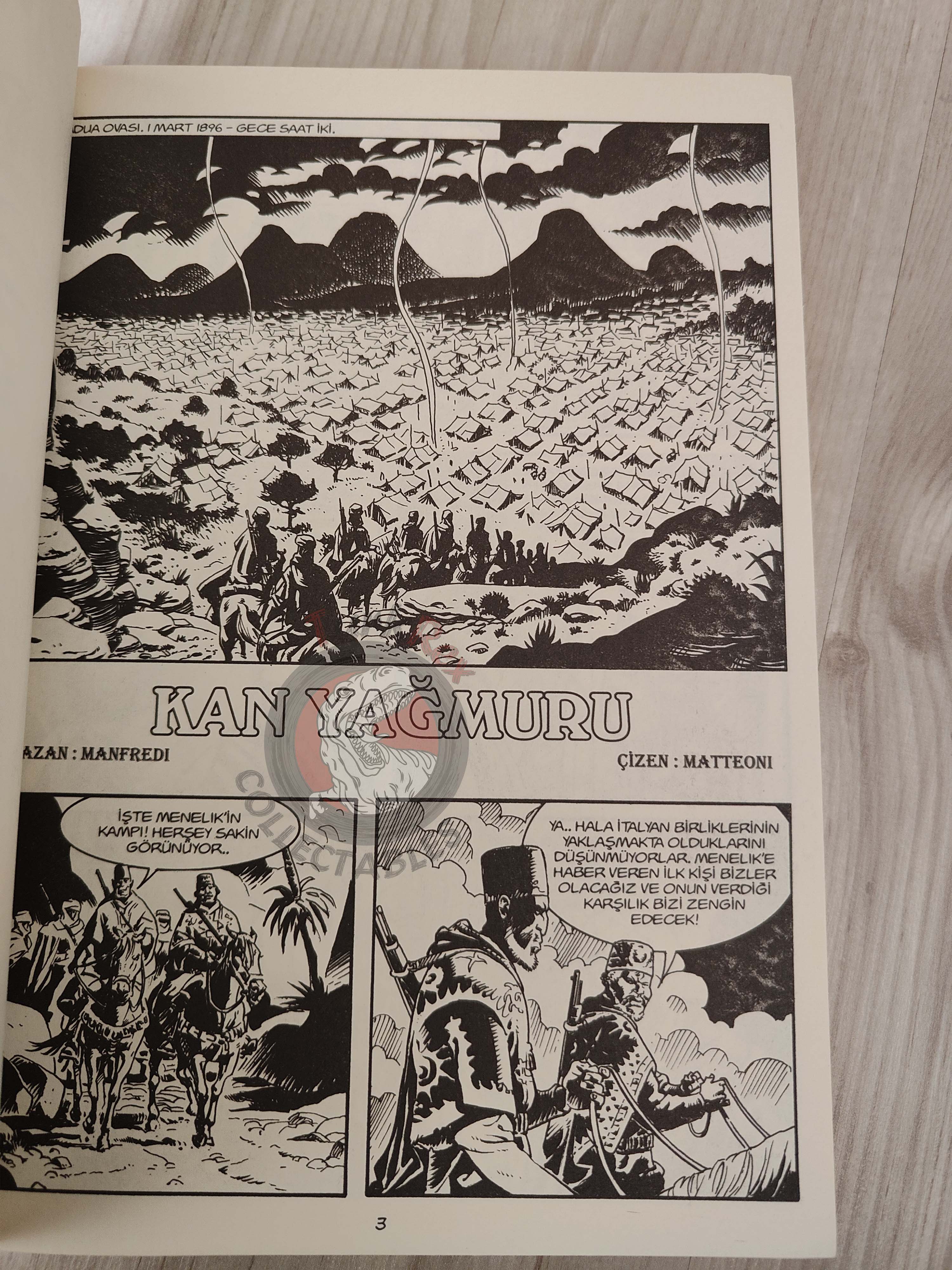 Volto Nascosto Vol #5 Pioggia di sangue Turkish Signed Comic Turkey Bonelli #9 #10