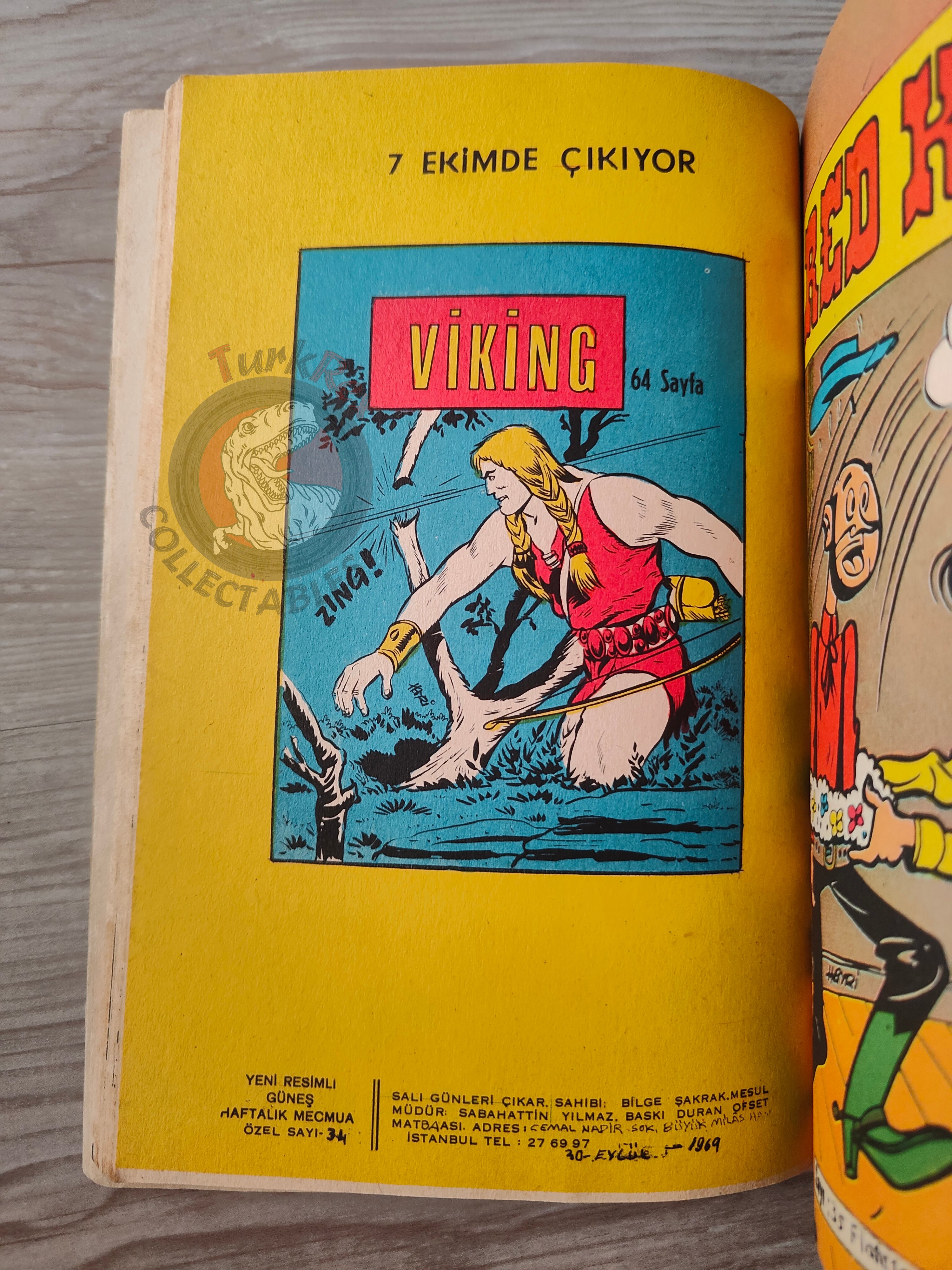 Lucky Luke #12 Rodeo 1969 Turkish Comic Turkey Vieux Nick Gaston Boule et Bil