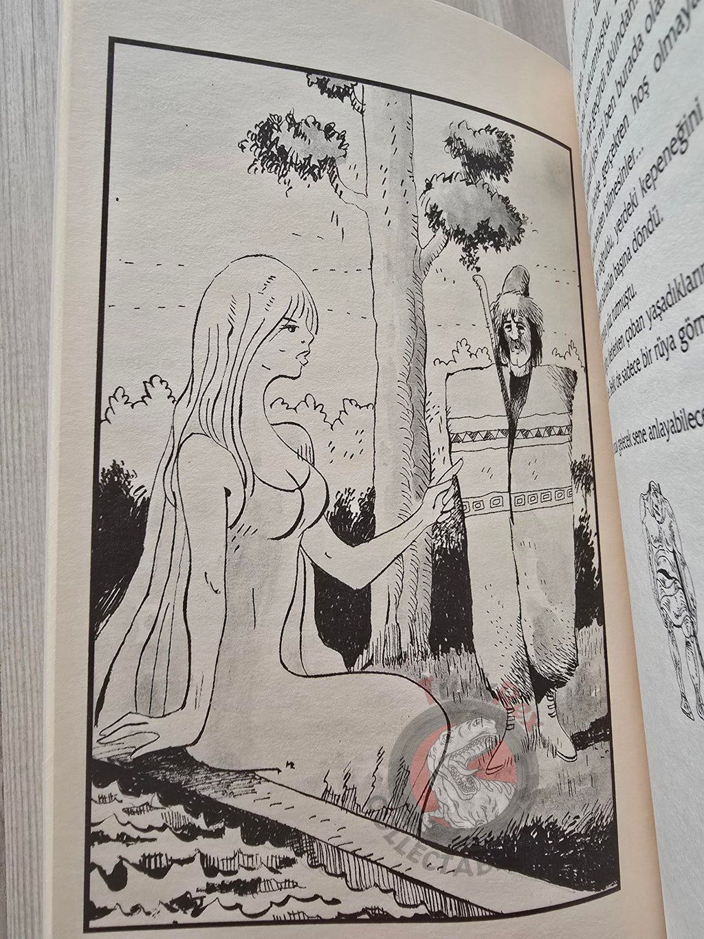 Book of Dede Korkut: Tepegöz 2003 Turkish Book Turkey Illustrated by Turkish Artist