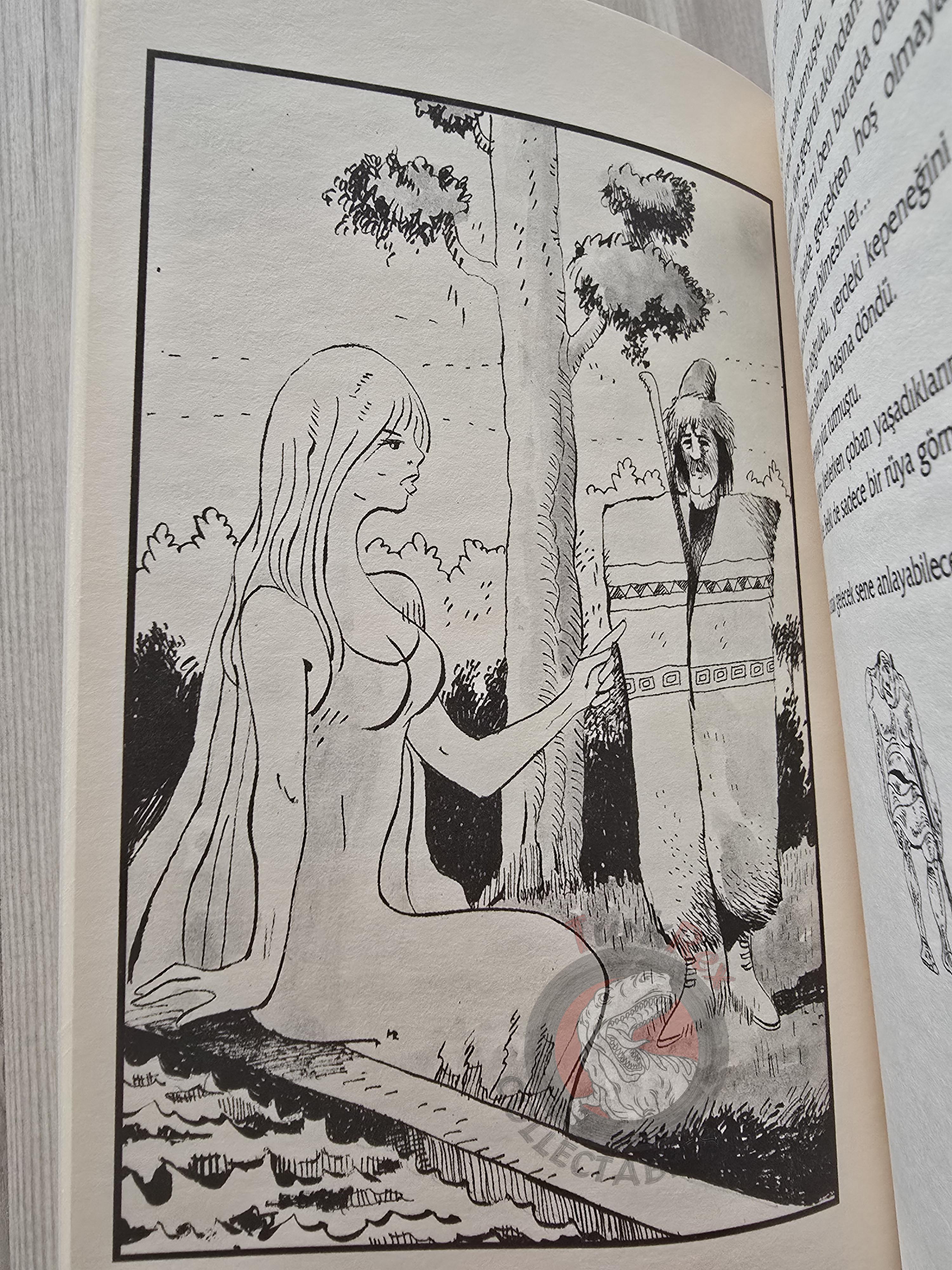 Book of Dede Korkut: Tepegöz 2003 Turkish Book Turkey Illustrated by Turkish Artist