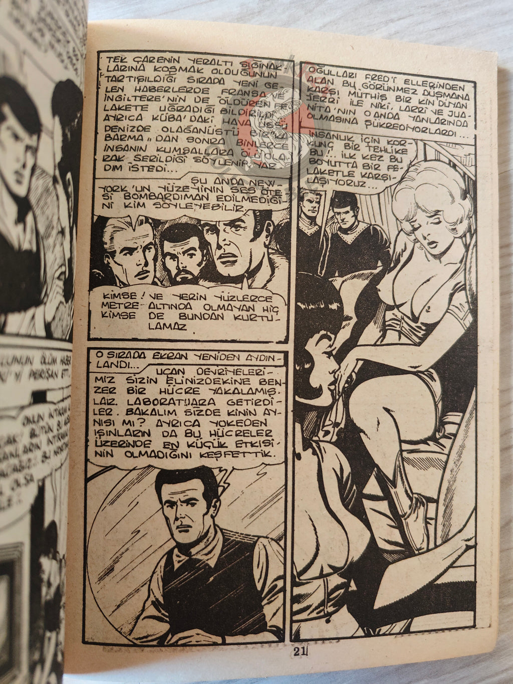 Uzay #3 1981 Turkish Comic Turkey Space Science Fiction