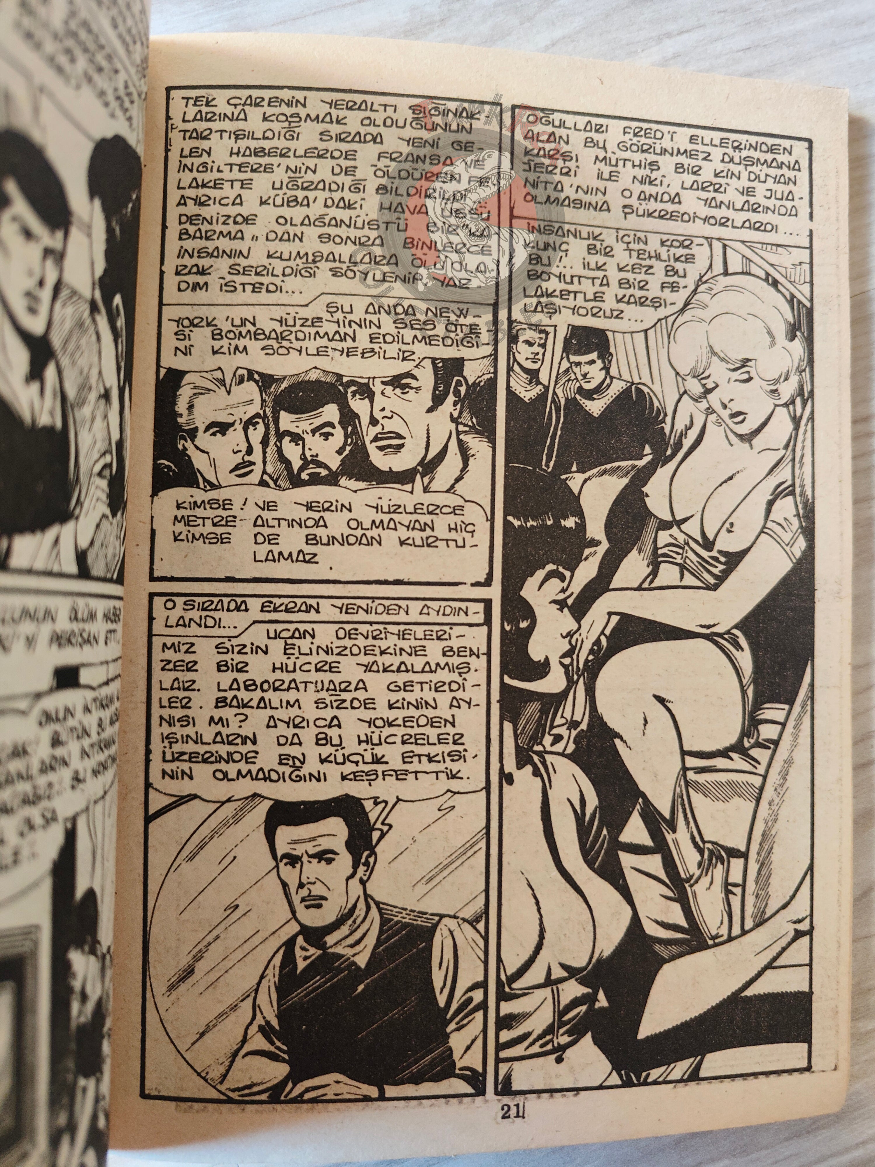 Uzay #3 1981 Turkish Comic Turkey Space Science Fiction