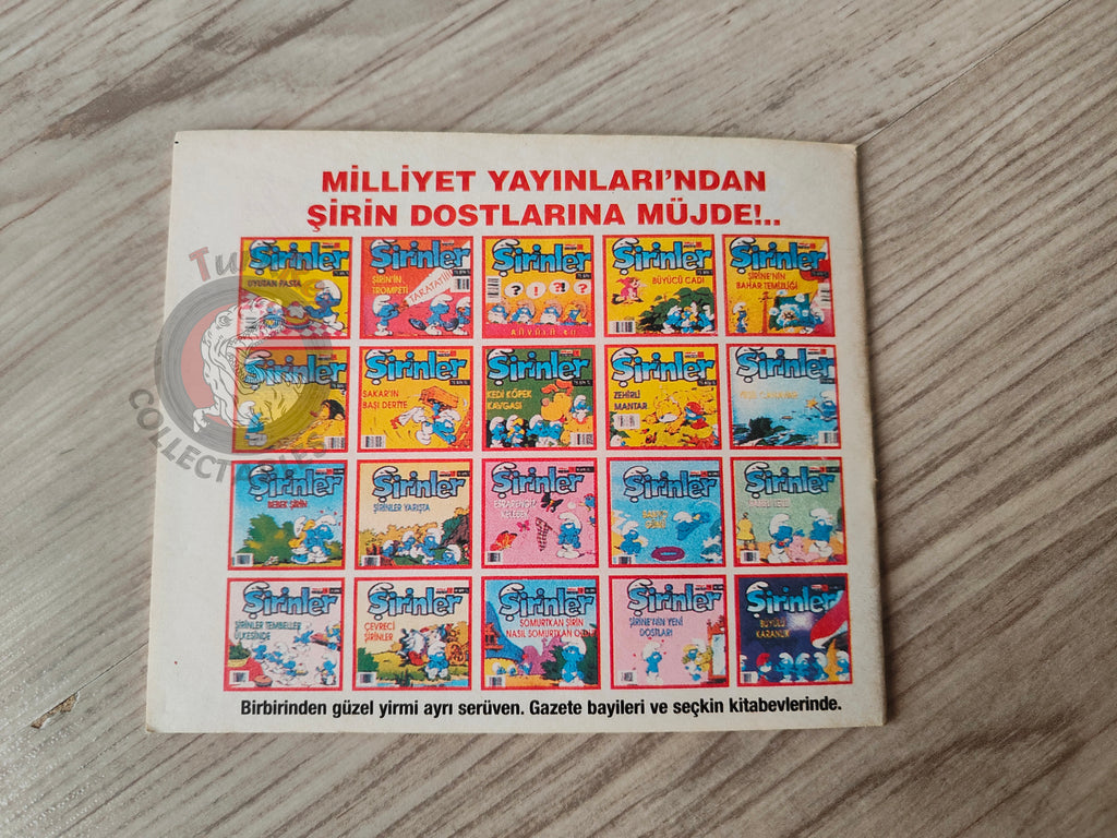 The Smurfs - Das Überraschungsei 1997 Turkish Book Turkey Die Schlümpfe Minibuch