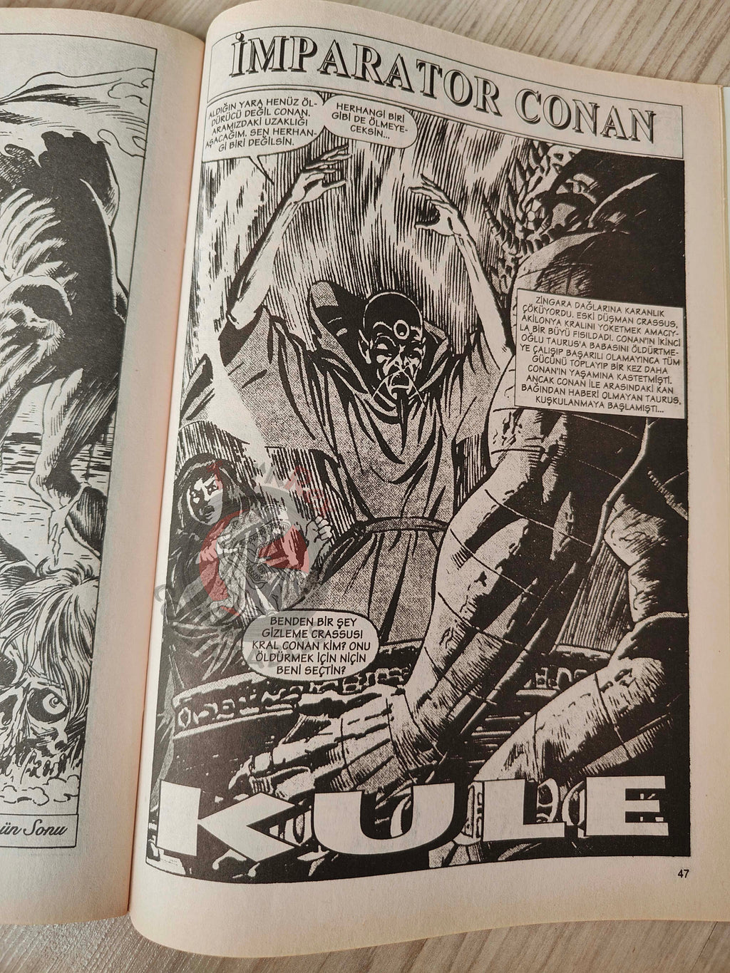 Imparator Conan #2 Conan the King #38 #39 Turkish Comic Turkey