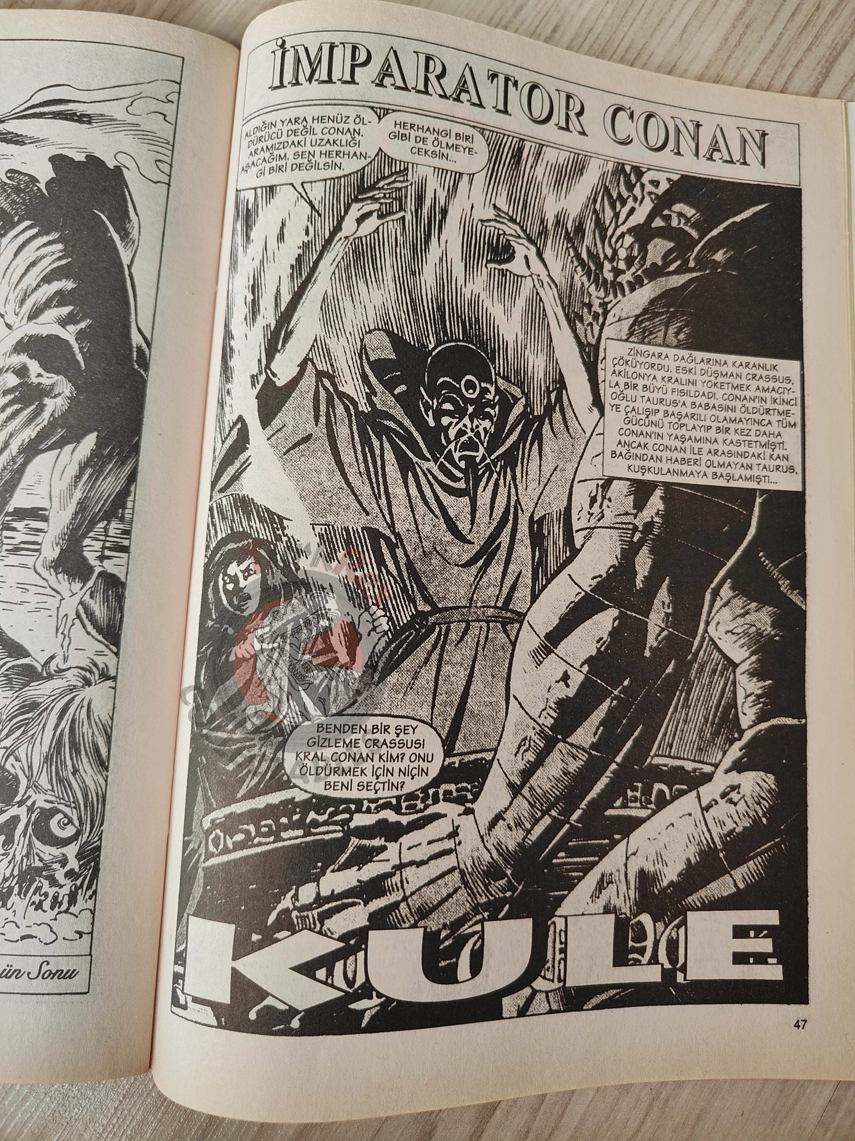 Imparator Conan #2 Conan the King #38 #39 Turkish Comic Turkey