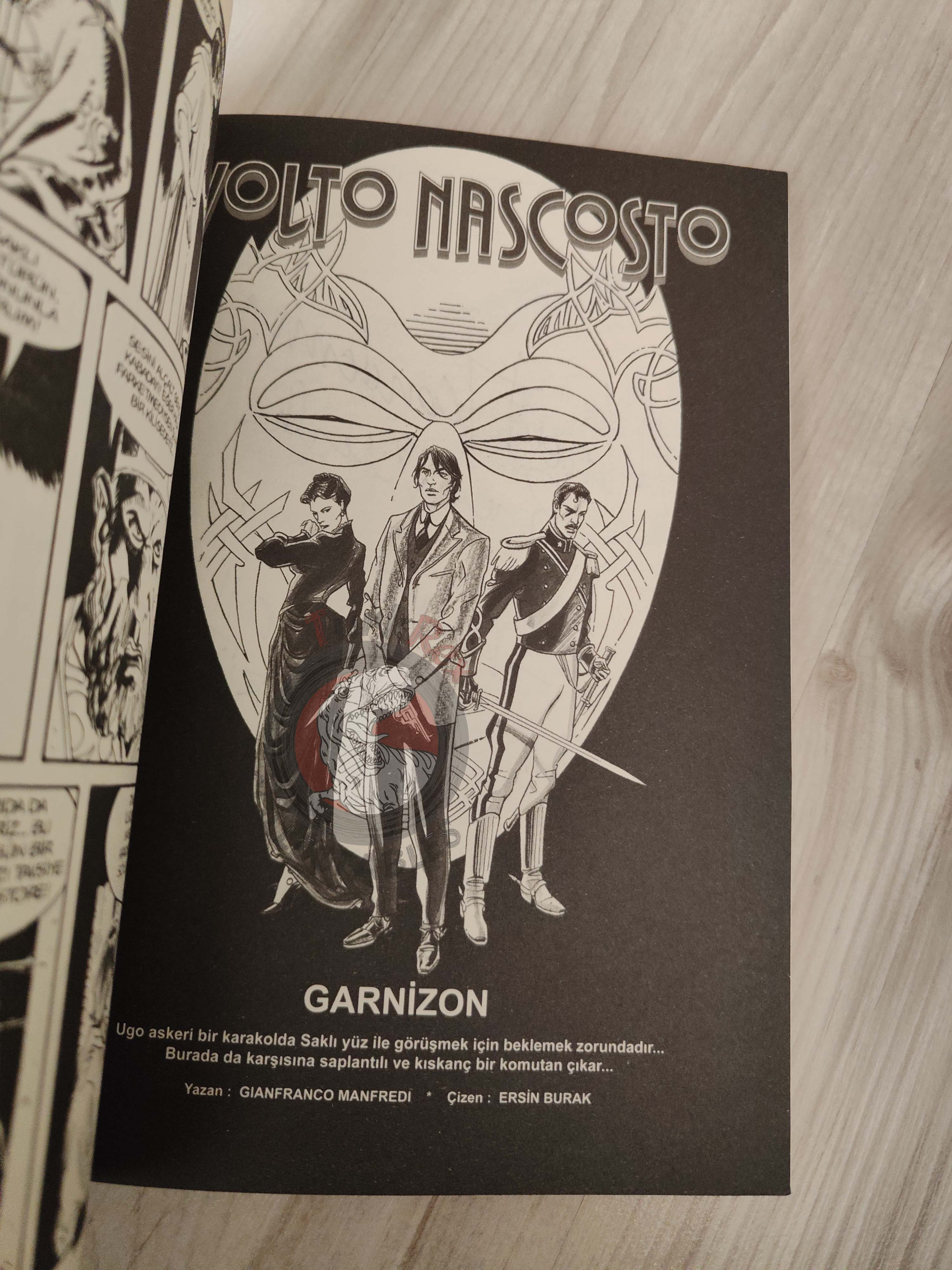 Volto Nascosto Vol #5 Pioggia di sangue Turkish Signed Comic Turkey Bonelli #9 #10