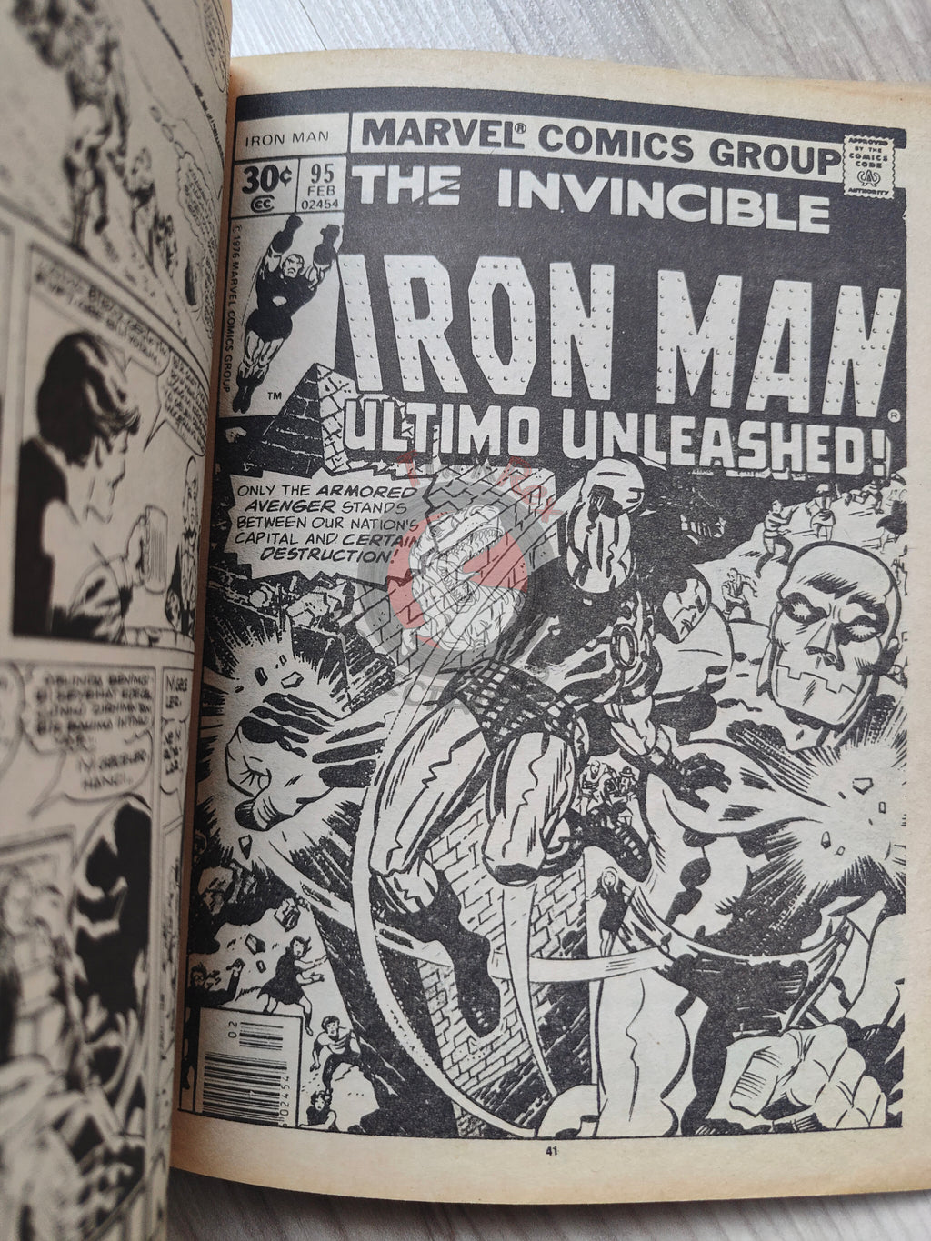 Iron Man #7 Demir Adam 1989 Turkish Comic Turkey #93 #94 #95 #96