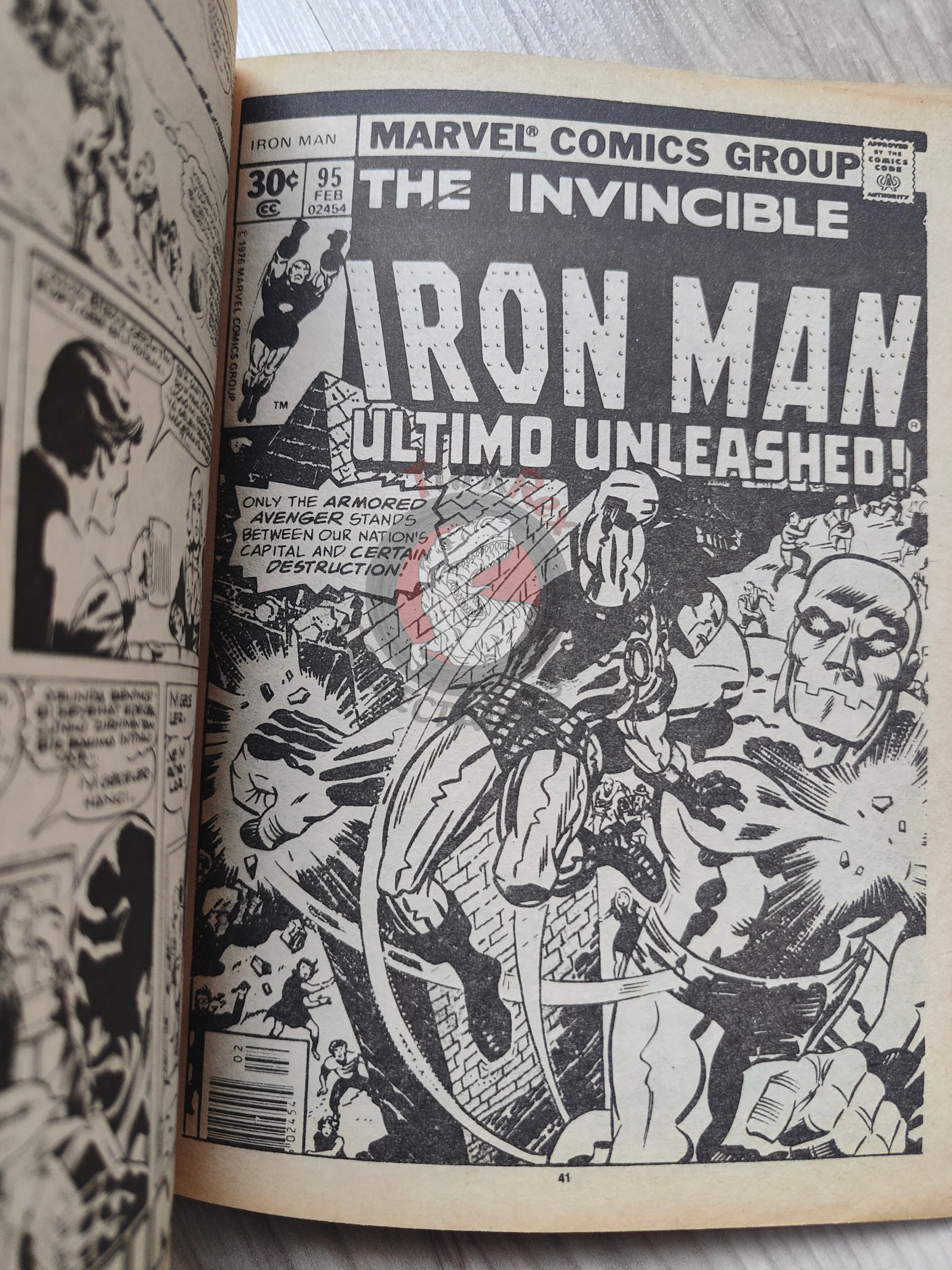 Iron Man #7 Demir Adam 1989 Turkish Comic Turkey #93 #94 #95 #96