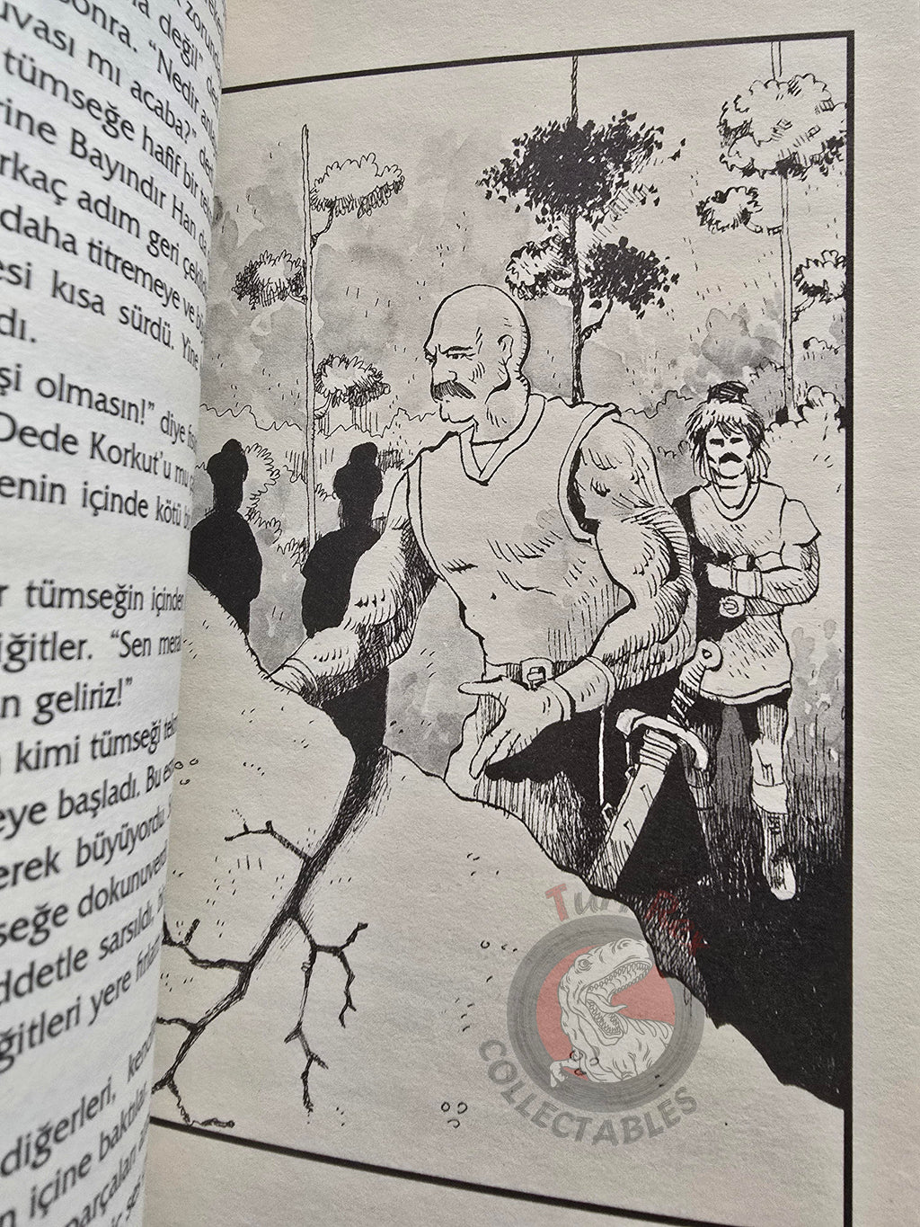 Book of Dede Korkut: Tepegöz 2003 Turkish Book Turkey Illustrated by Turkish Artist