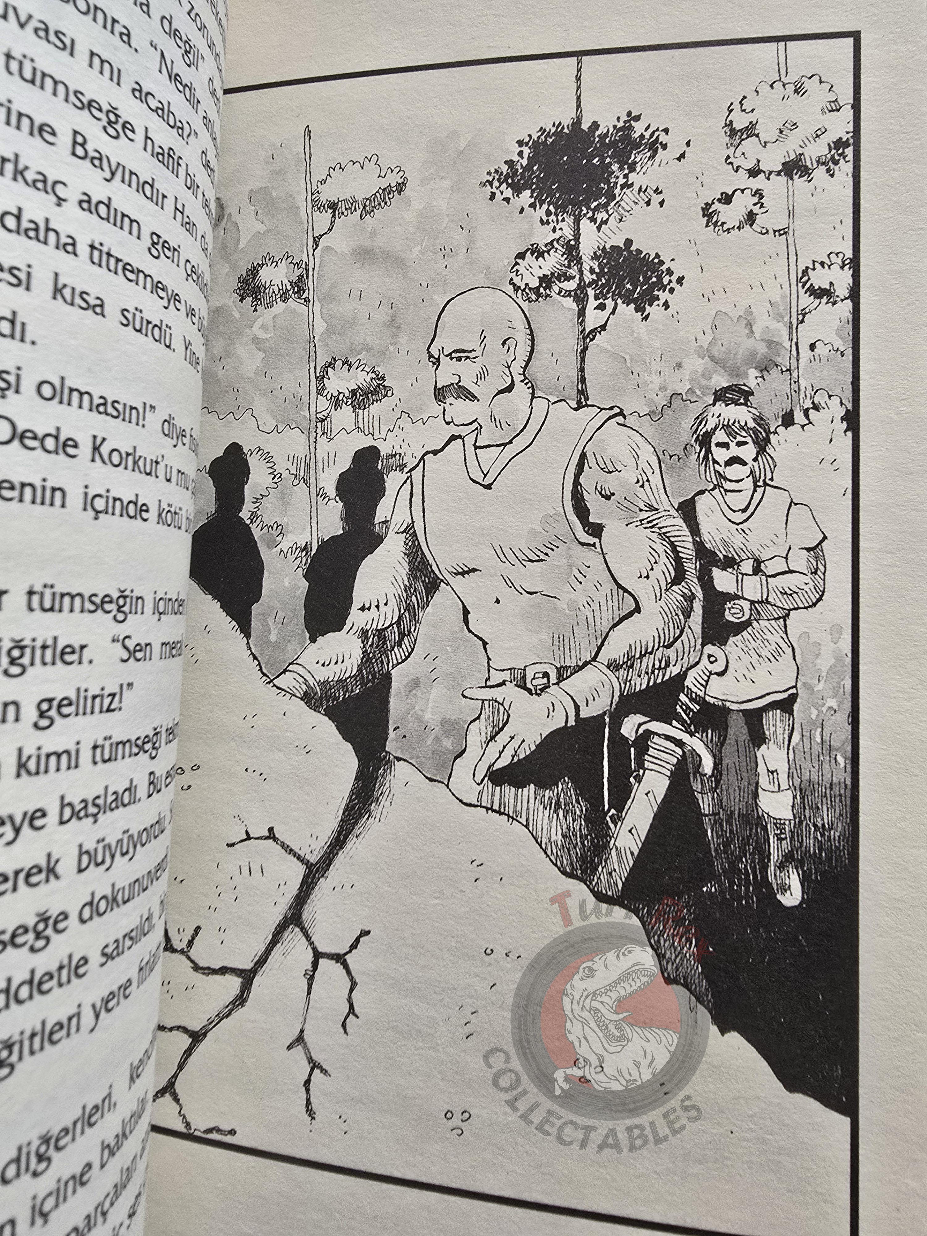 Book of Dede Korkut: Tepegöz 2003 Turkish Book Turkey Illustrated by Turkish Artist