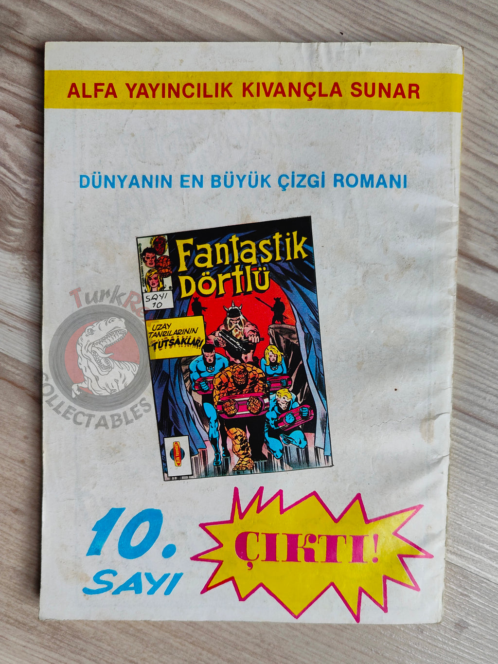 Captain America – Issue #10 1988 Turkish Comic Turkey #191 #192 #193 #194
