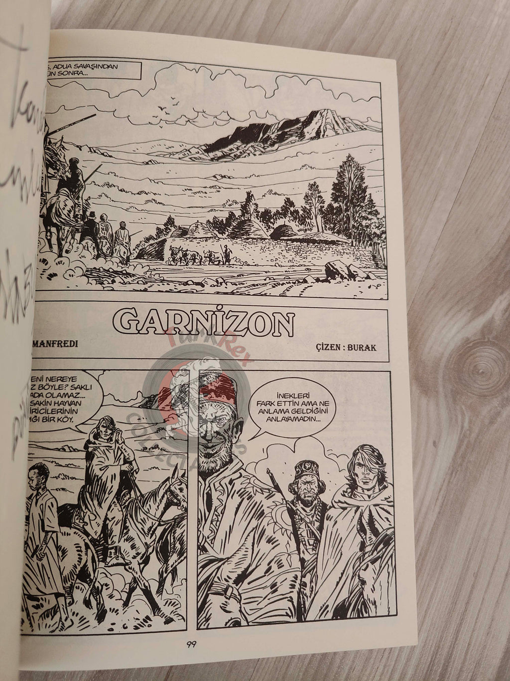 Volto Nascosto Vol #5 Pioggia di sangue Turkish Signed Comic Turkey Bonelli #9 #10