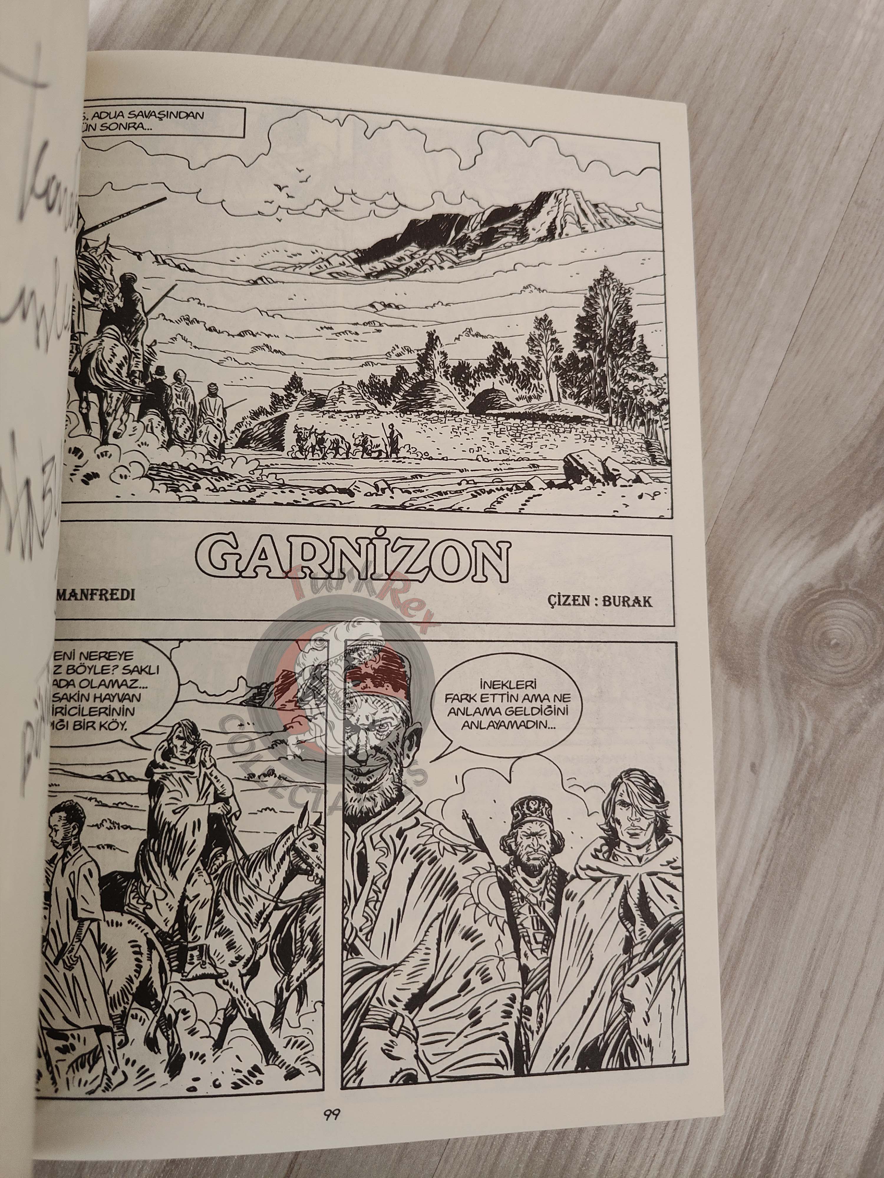 Volto Nascosto Vol #5 Pioggia di sangue Turkish Signed Comic Turkey Bonelli #9 #10